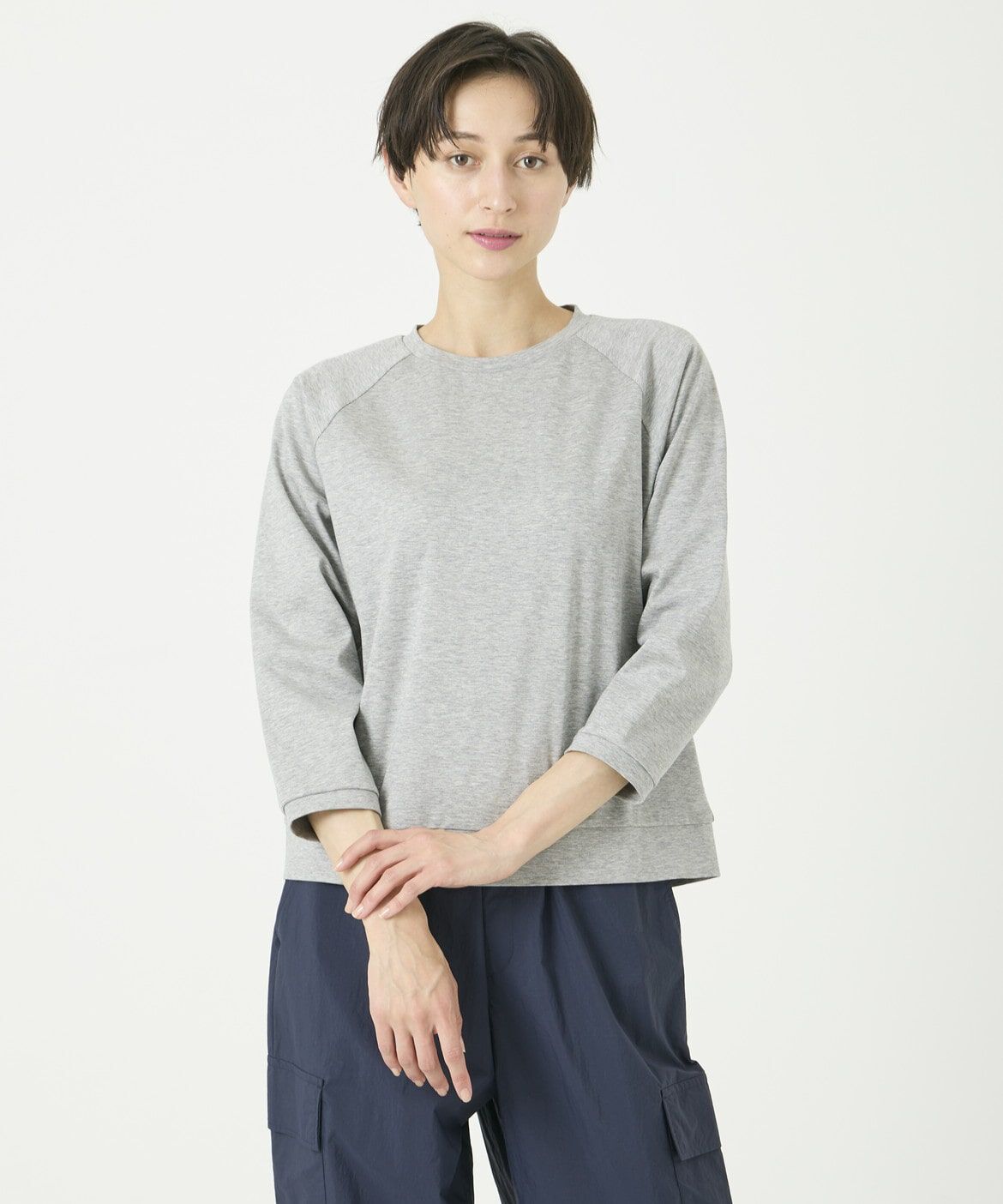 I.T.'S international「スーピマコットンラグランカットソー」|Tシャツ・カットソー|