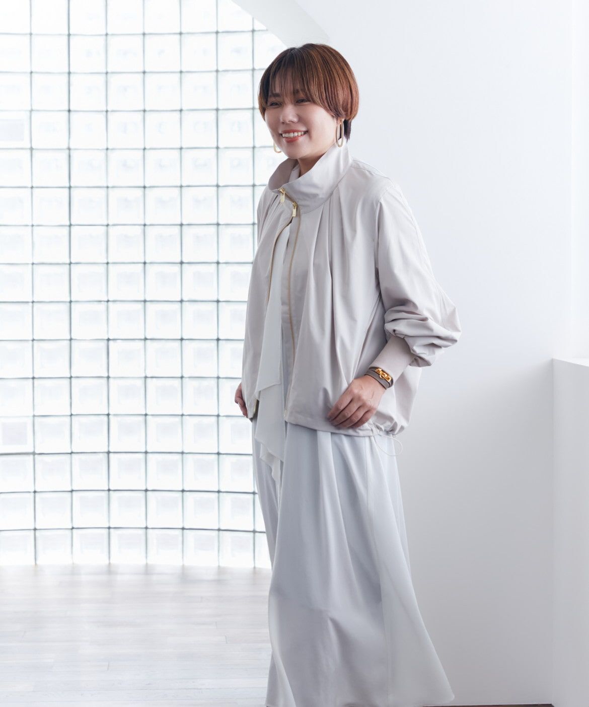 INED「ほろ甘無重力ブルゾン《Stylist望月律子コラボ》」|その他|