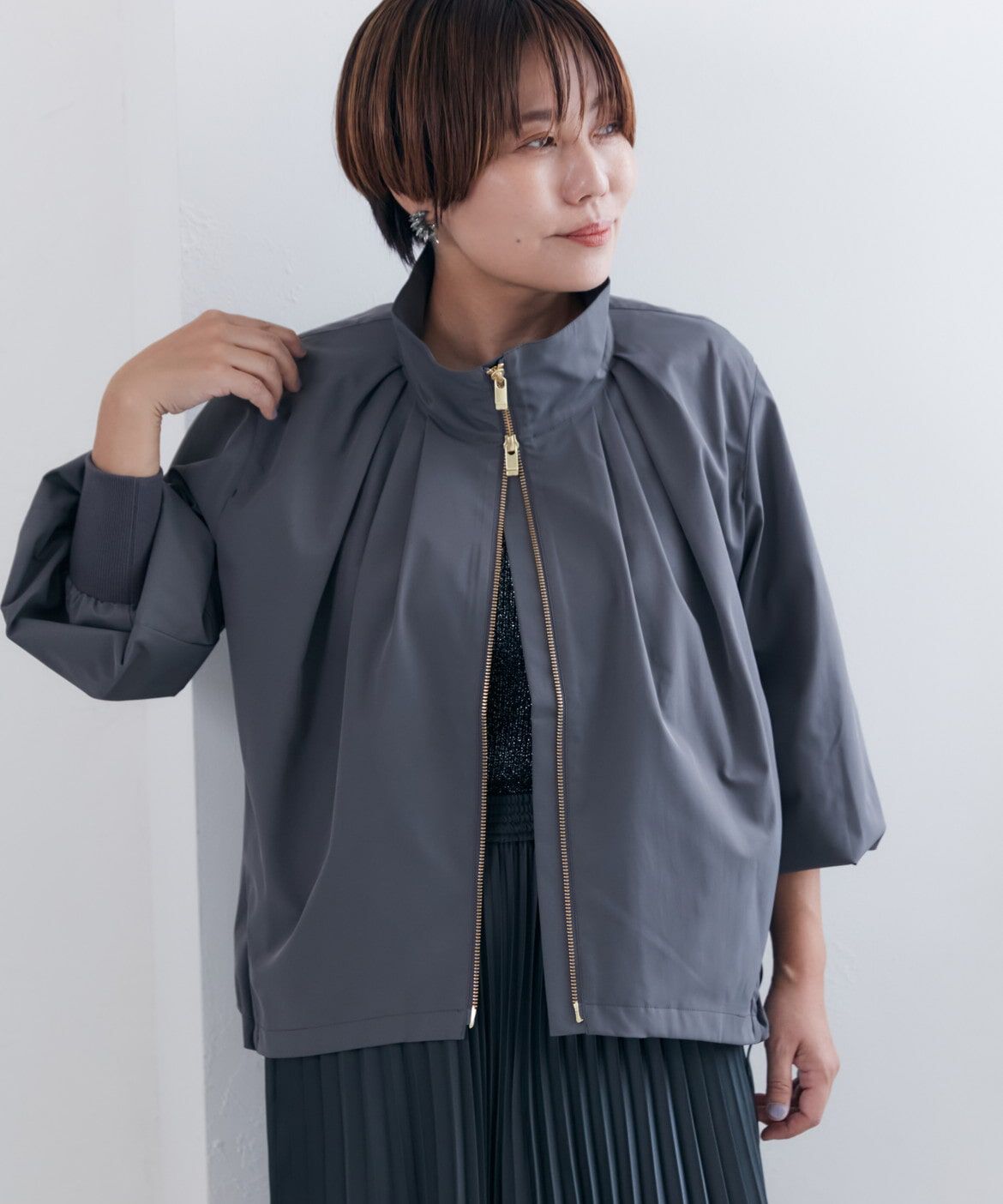 INED「ほろ甘無重力ブルゾン《Stylist望月律子コラボ》」|その他|