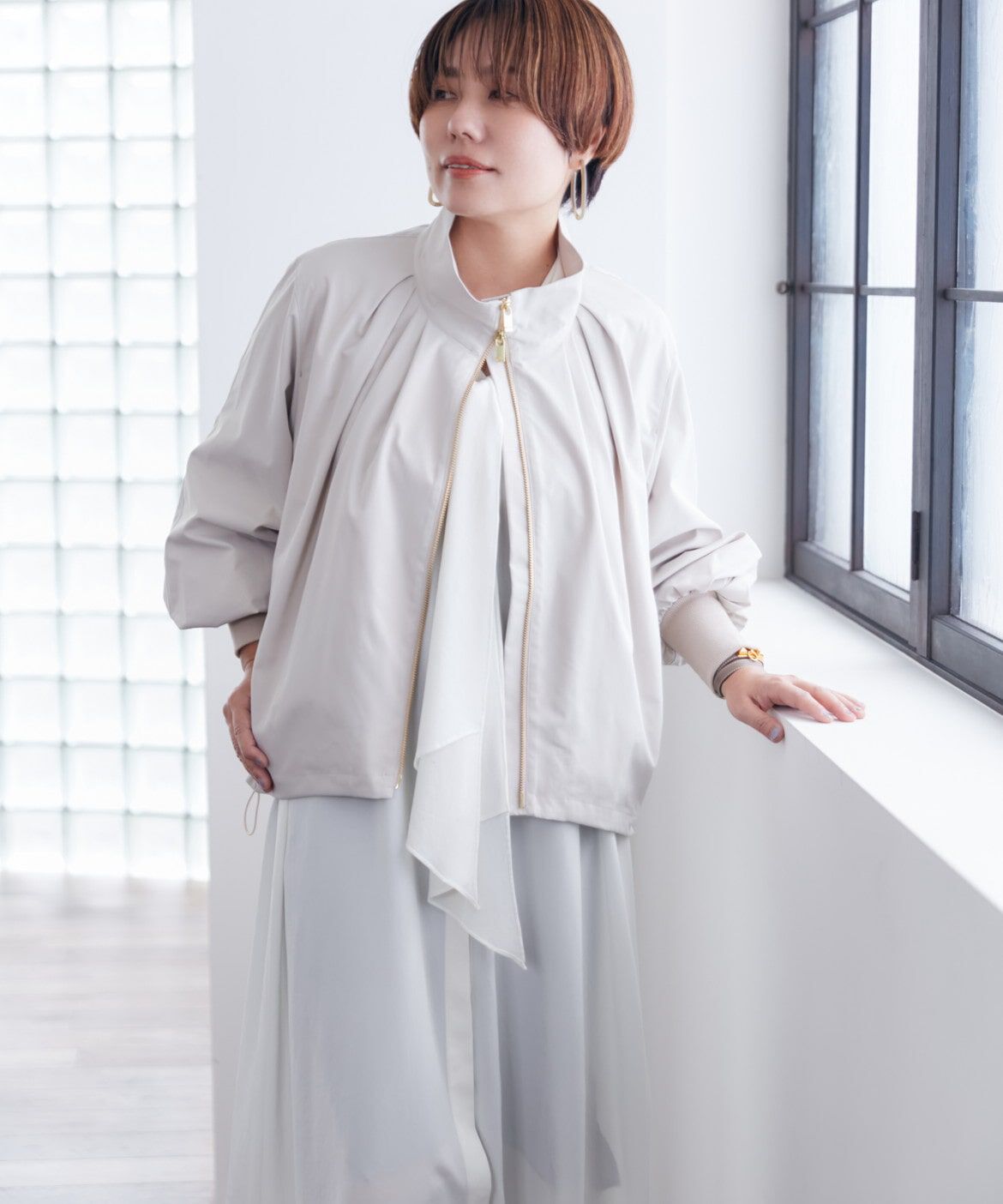 INED「ほろ甘無重力ブルゾン《Stylist望月律子コラボ》」|その他|