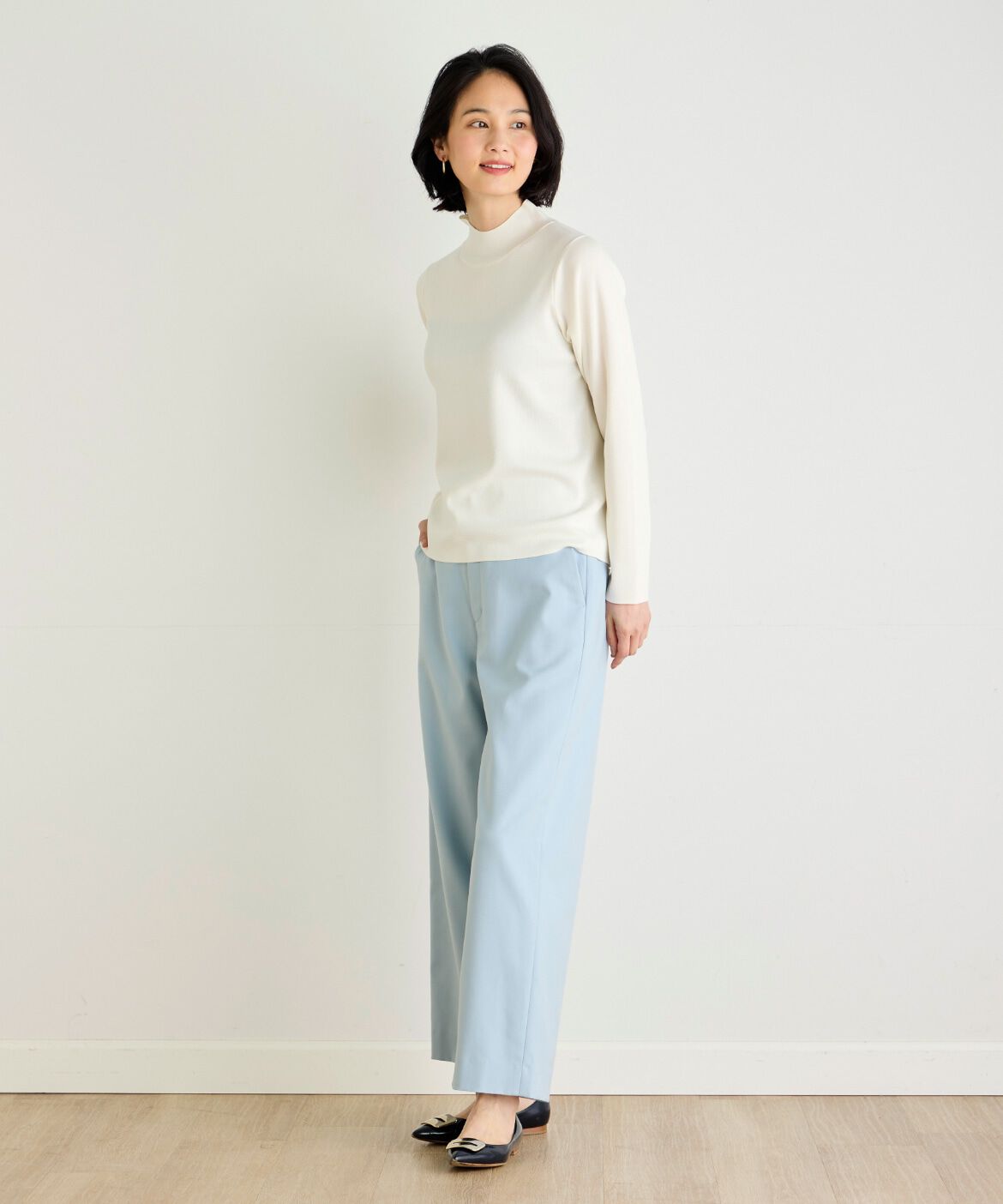 7-IDconcept.「《大きいサイズ》クロップドストレートパンツ」|その他|