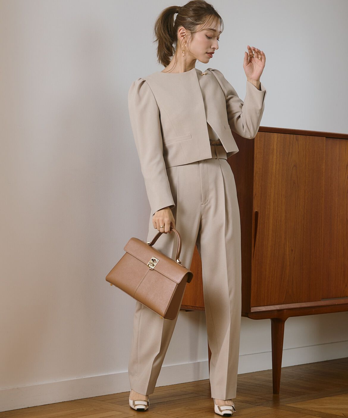 Maglie le cassetto「《M Maglie le cassetto&times;吉田理紗》アシメショートジャケット」|その他|