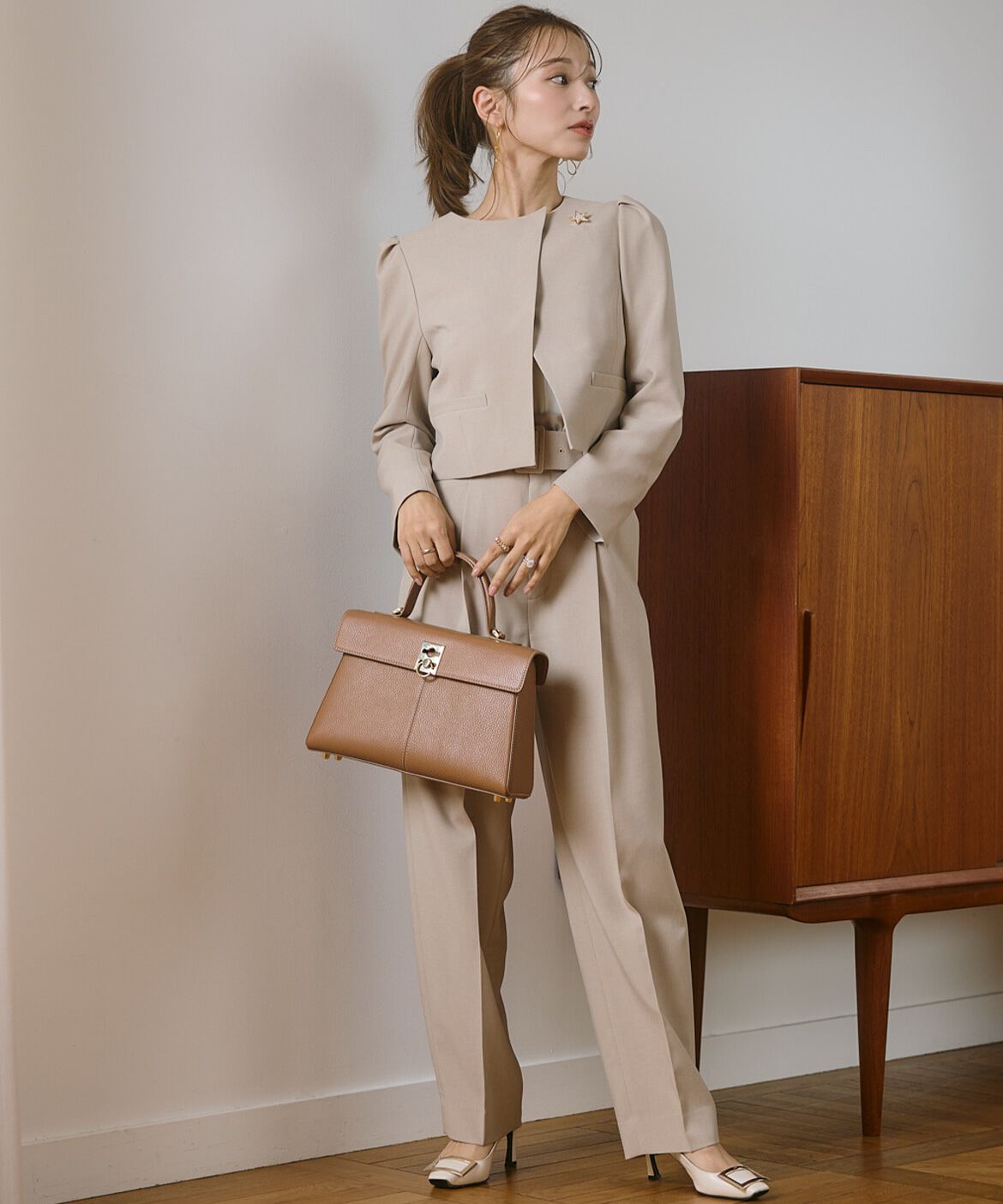 Maglie le cassetto「《M Maglie le cassetto&times;吉田理紗》アシメショートジャケット」|その他|