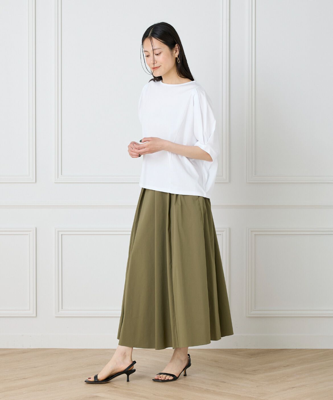 DAY by DAY it&rsquo;s international「タックフレアスカート」|スカート|