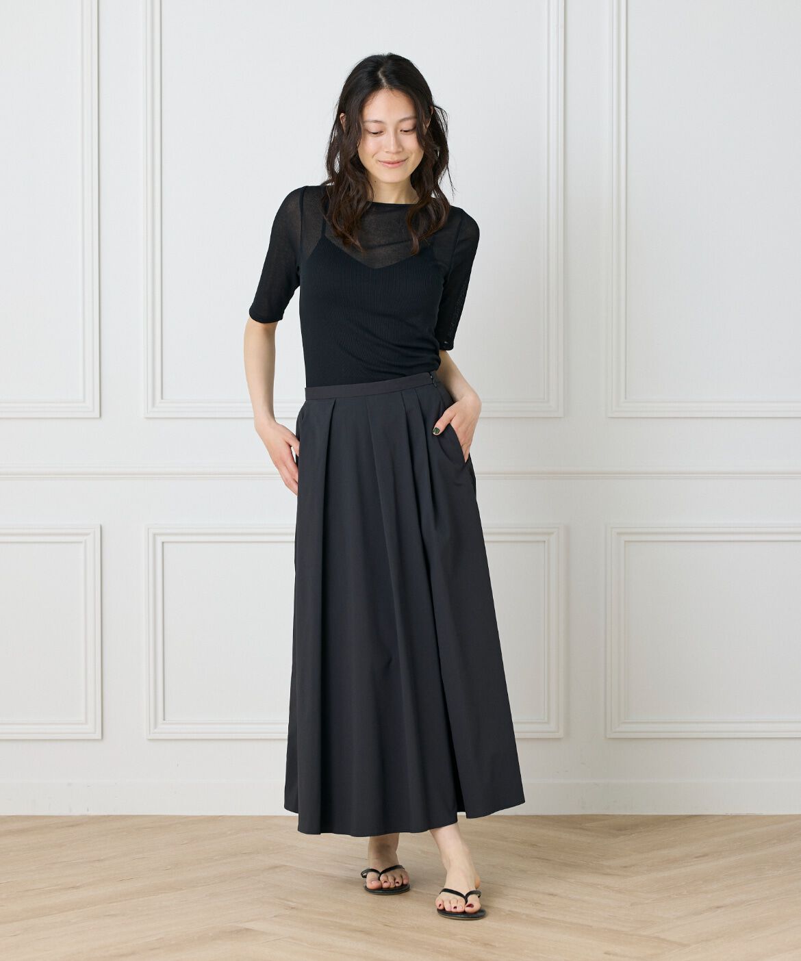 DAY by DAY it&rsquo;s international「タックフレアスカート」|スカート|