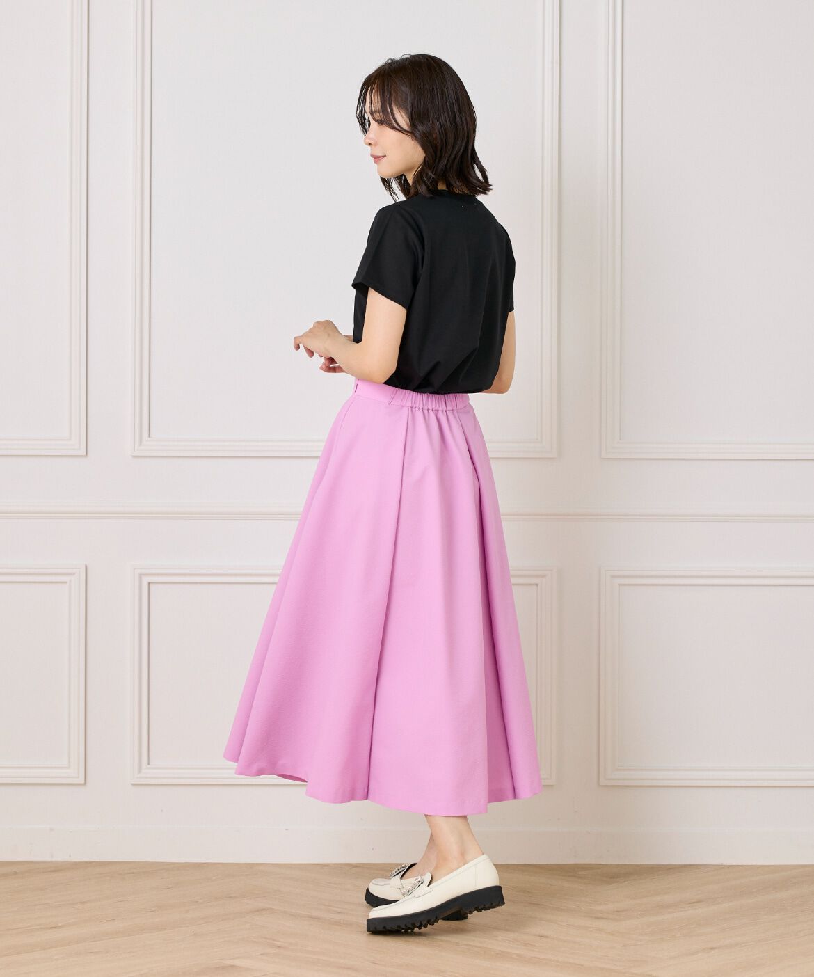 Maglie le cassetto「《大きいサイズ》LOVERコンパクトTシャツ」|Tシャツ・カットソー|