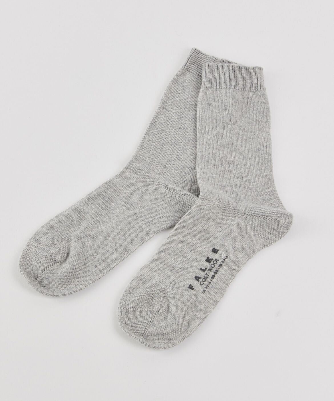 INED「《FALKE》靴下　Cosy Wool Socks」|ソックス|グレー1