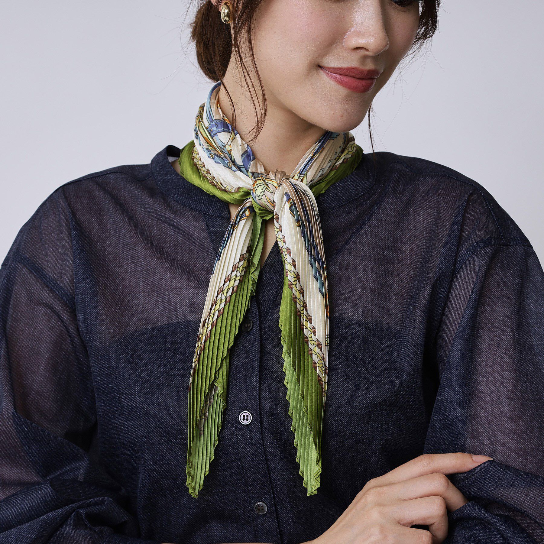 COUP DE CHANCE「ベルトプリーツミニ」|バンダナ・スカーフ|