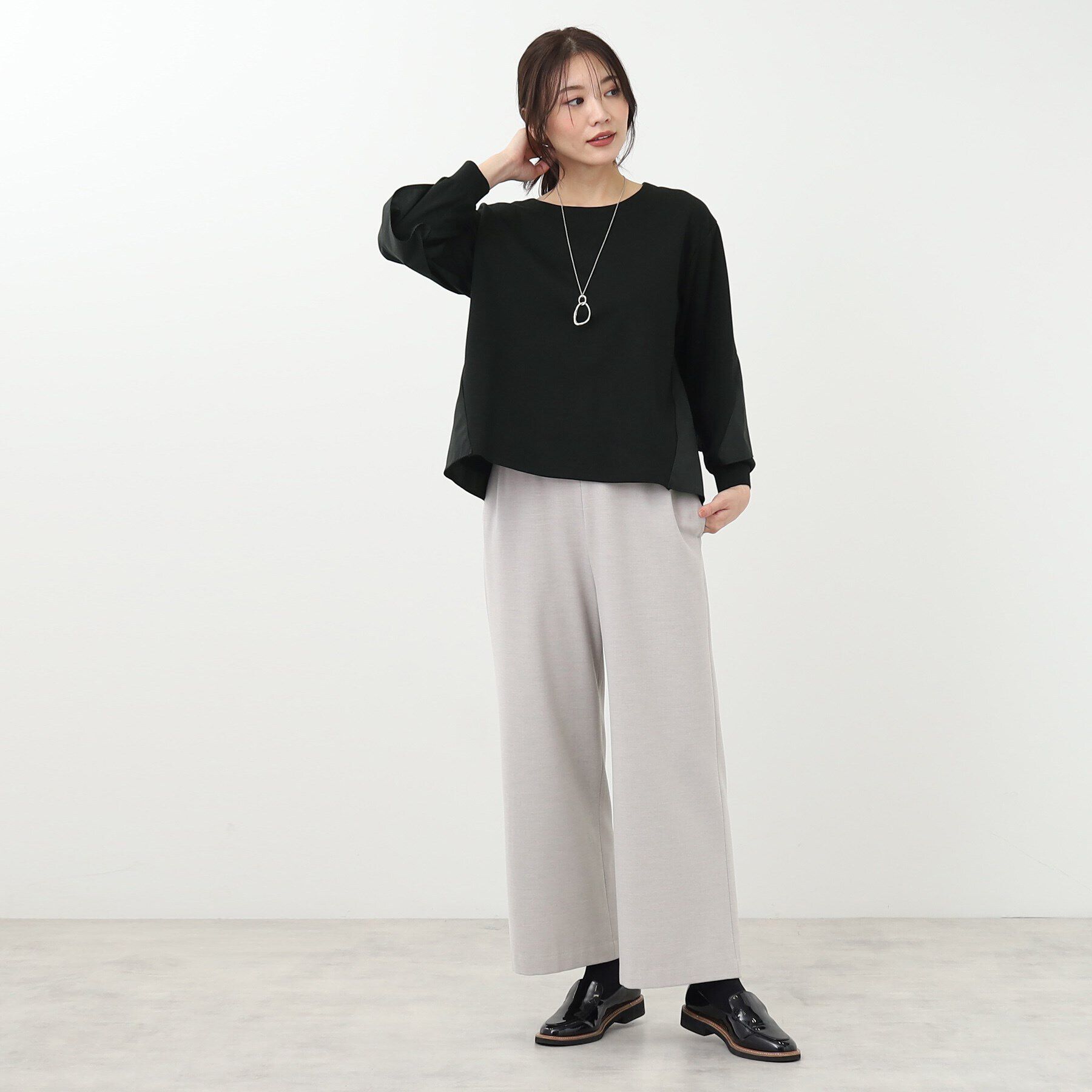 Reflect「【E‐QUALITY／手洗い可】ドッキングデザインプルオーバー」|Tシャツ・カットソー|