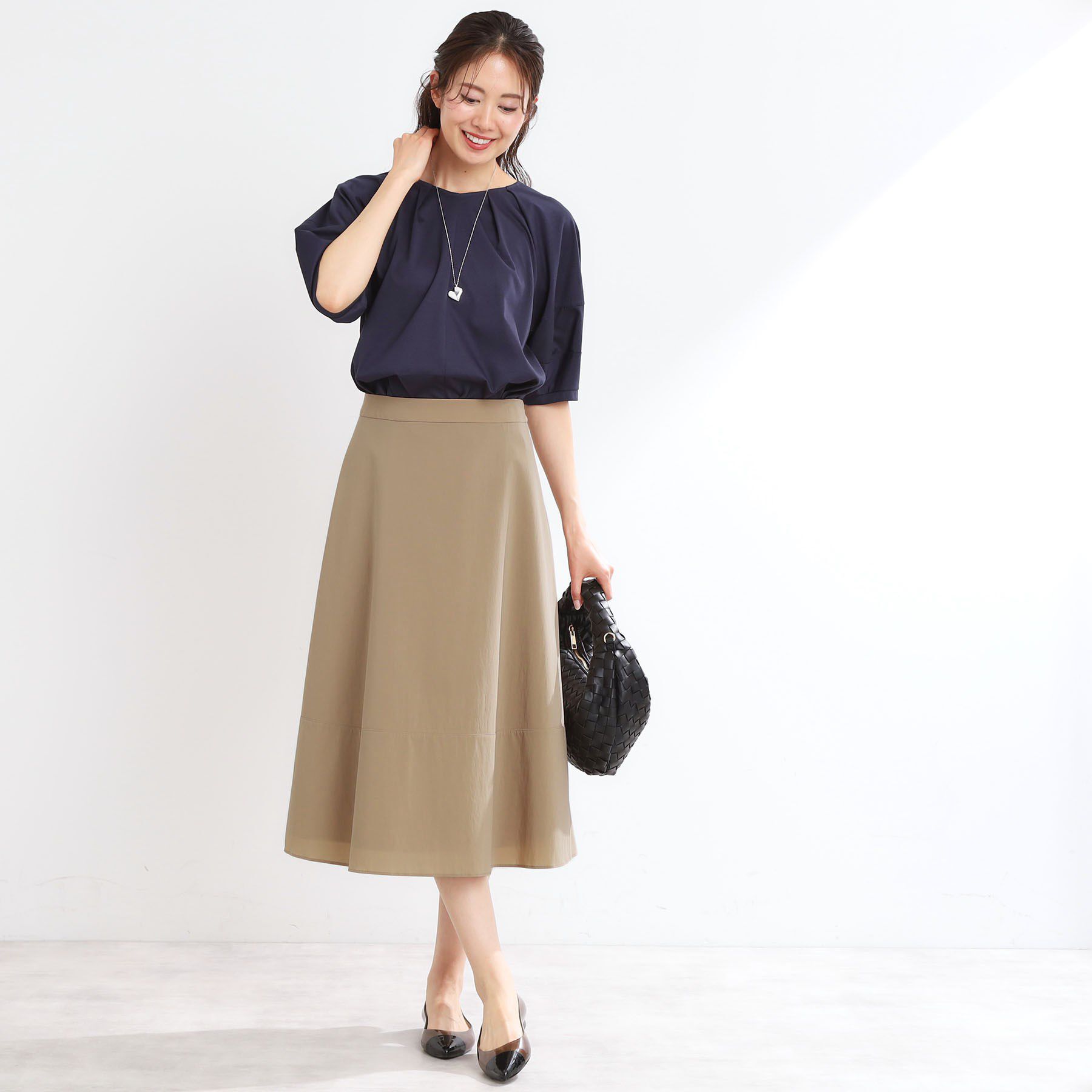 Reflect「【マシンウォッシュ可／撥水／雨の日OK！】レインシリーズフレアスカート」|スカート|