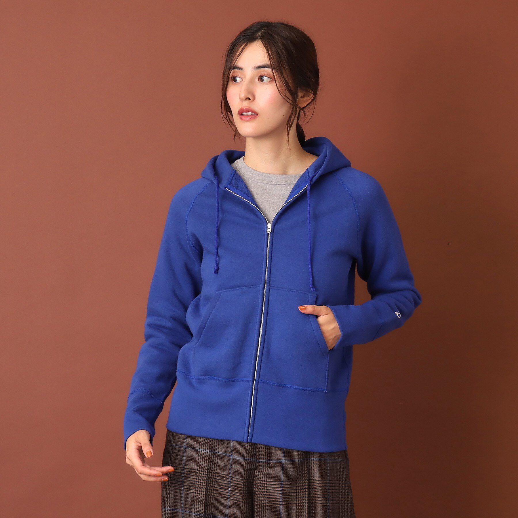 DRESSTERIOR「デキシー吊裏毛ジップアップパーカ」|パーカー|