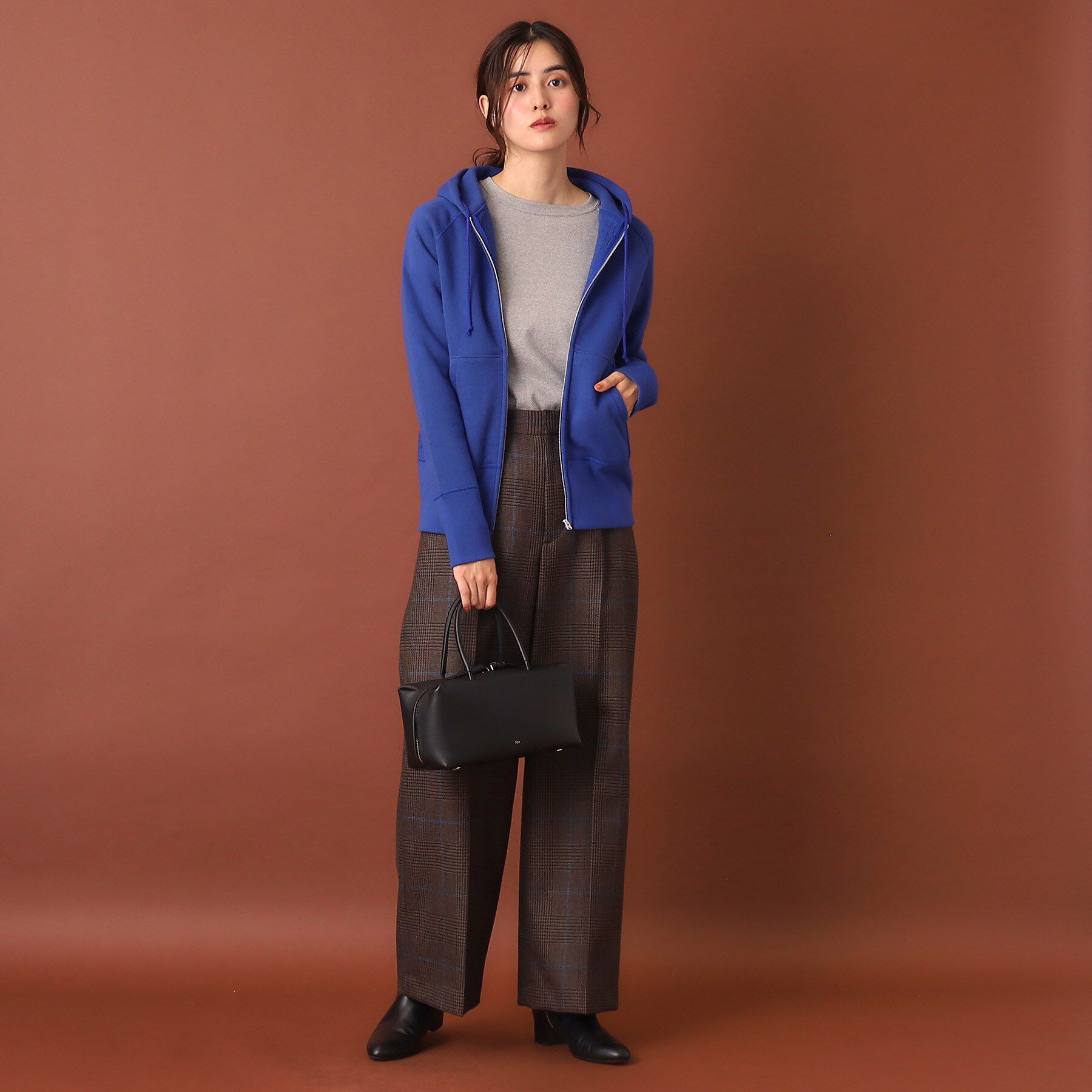 DRESSTERIOR「デキシー吊裏毛ジップアップパーカ」|パーカー|