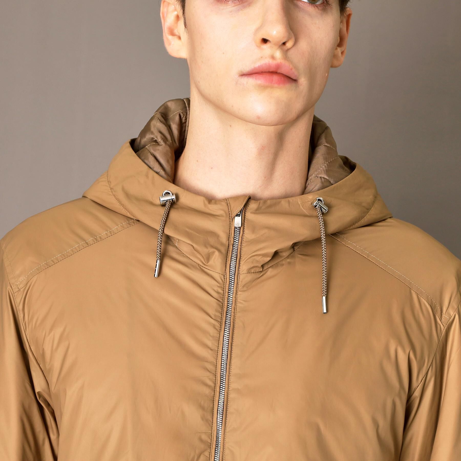 DRESSTERIOR「LIMONTA スーパーライト パデッドパーカー」|ブルゾン・スタジャン|