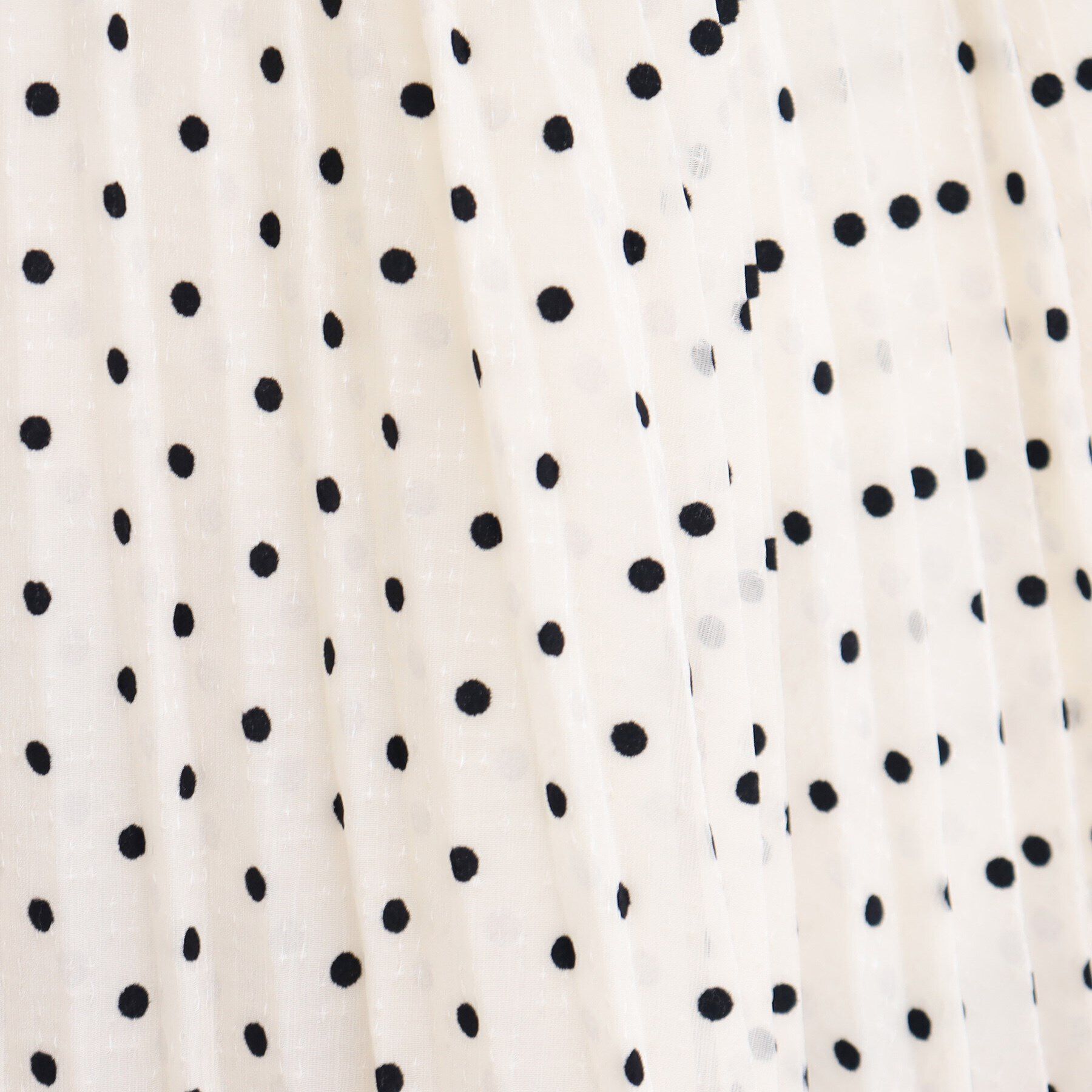 grove「フロッキードットプリーツスカート」|スカート|