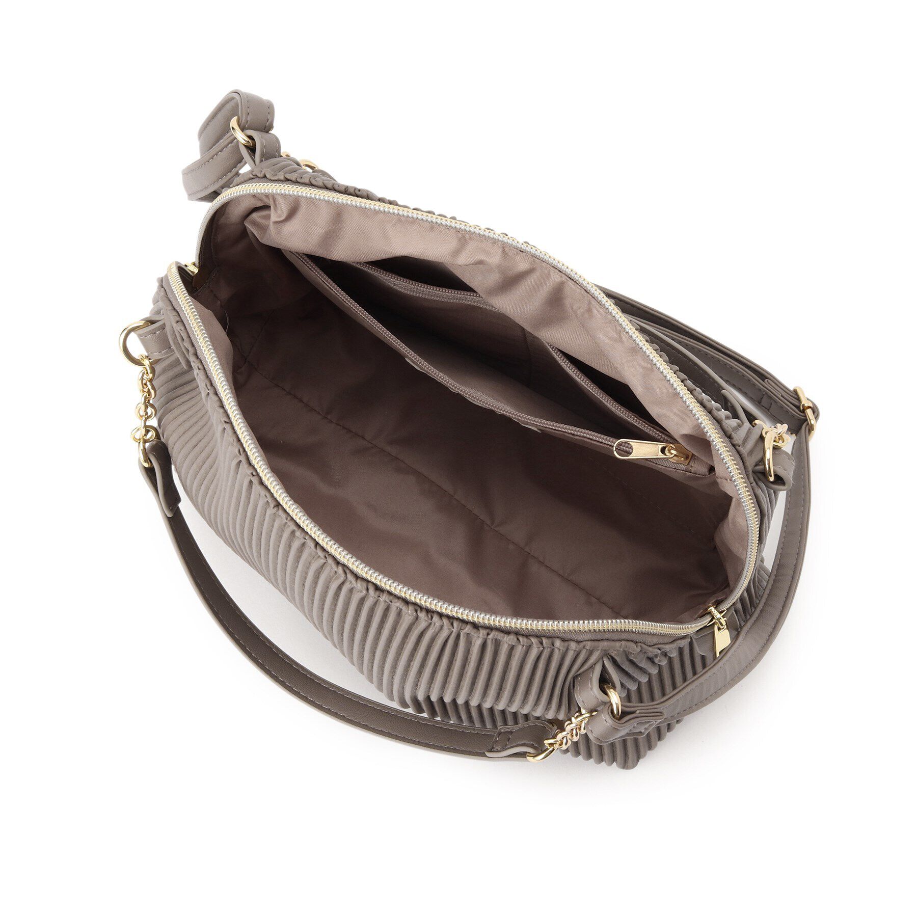 grove「プリーツチェーンハンドルショルダー」|ショルダー・メッセンジャー|