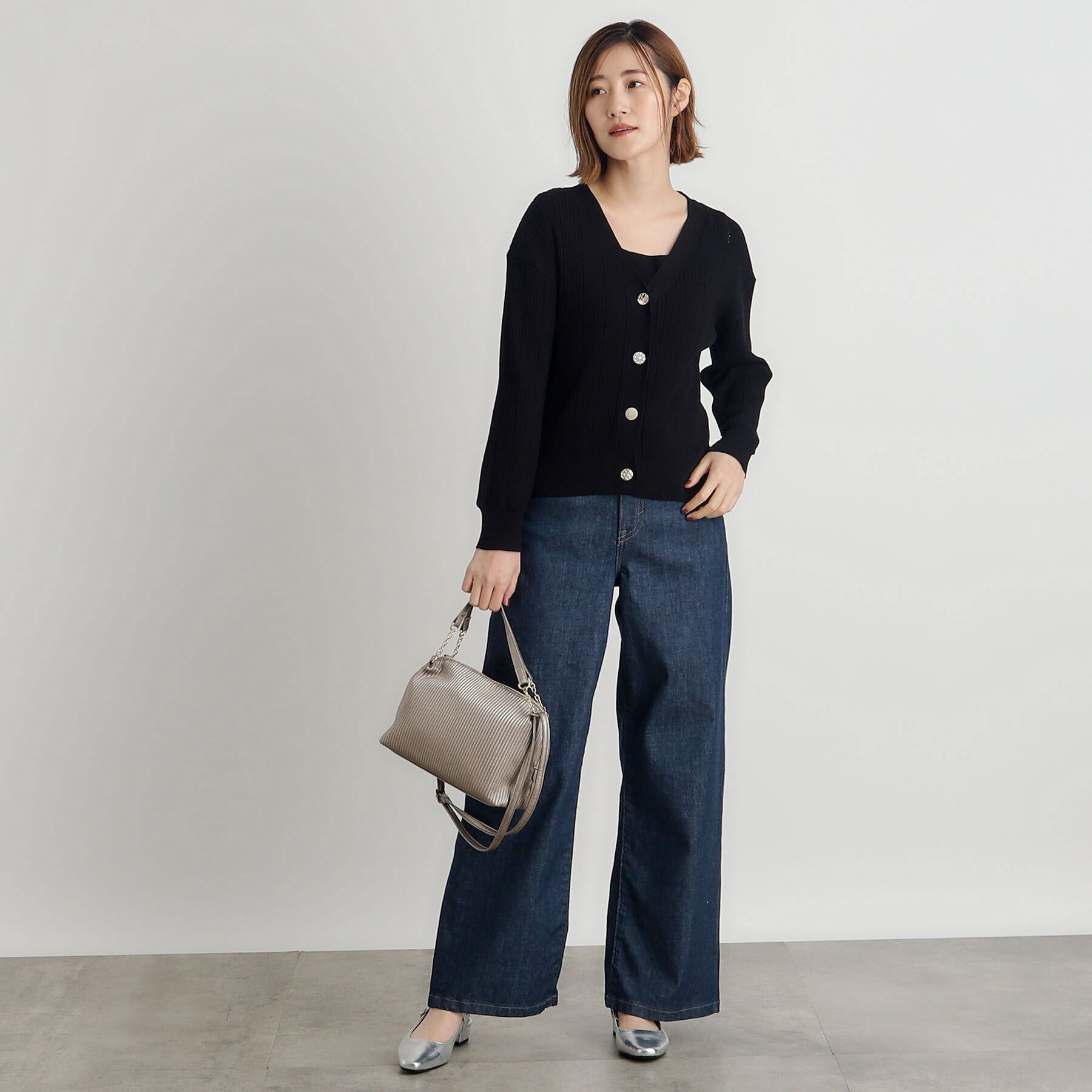 grove「プリーツチェーンハンドルショルダー」|ショルダー・メッセンジャー|