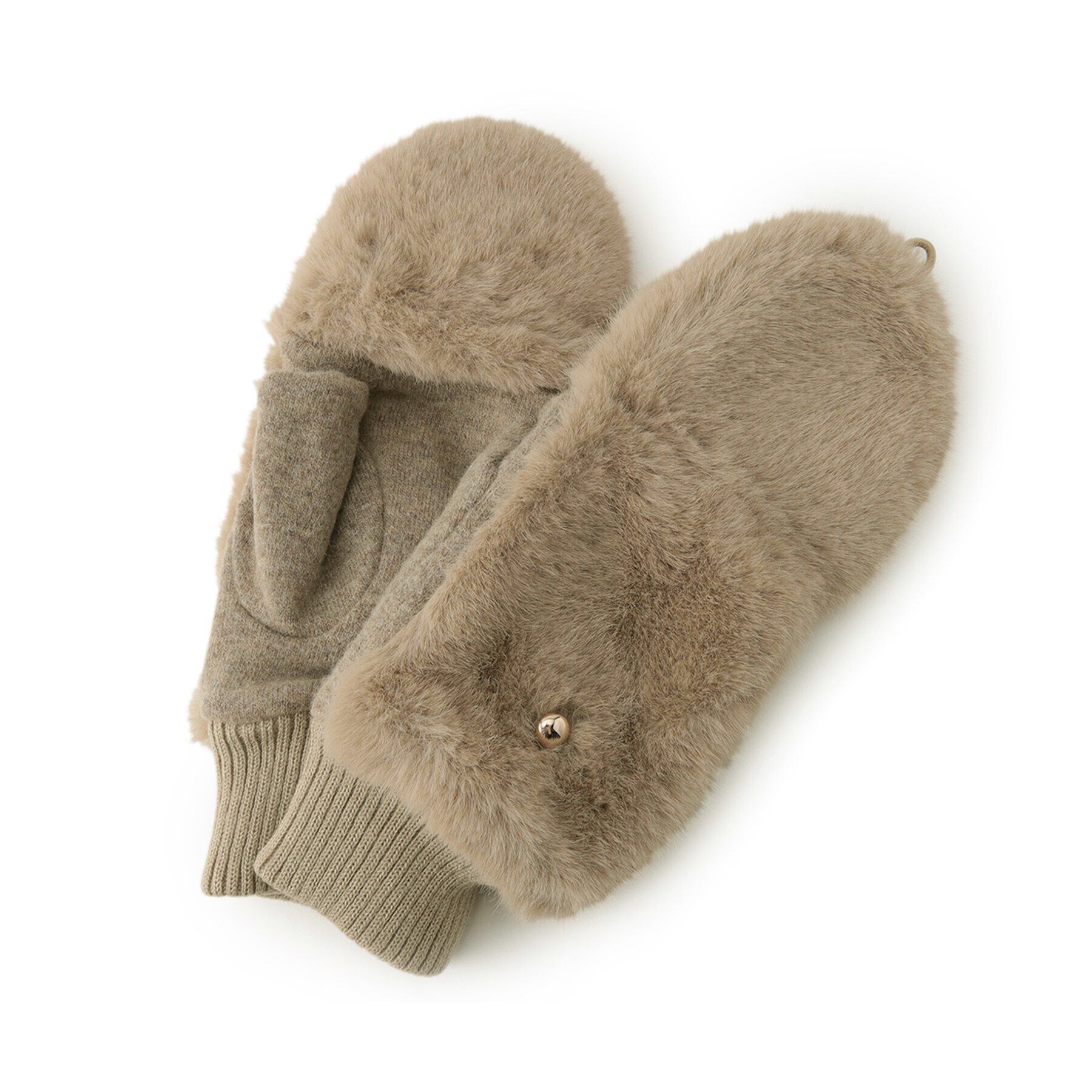 grove「フェイクファーミトン【2WAY】」|手袋|