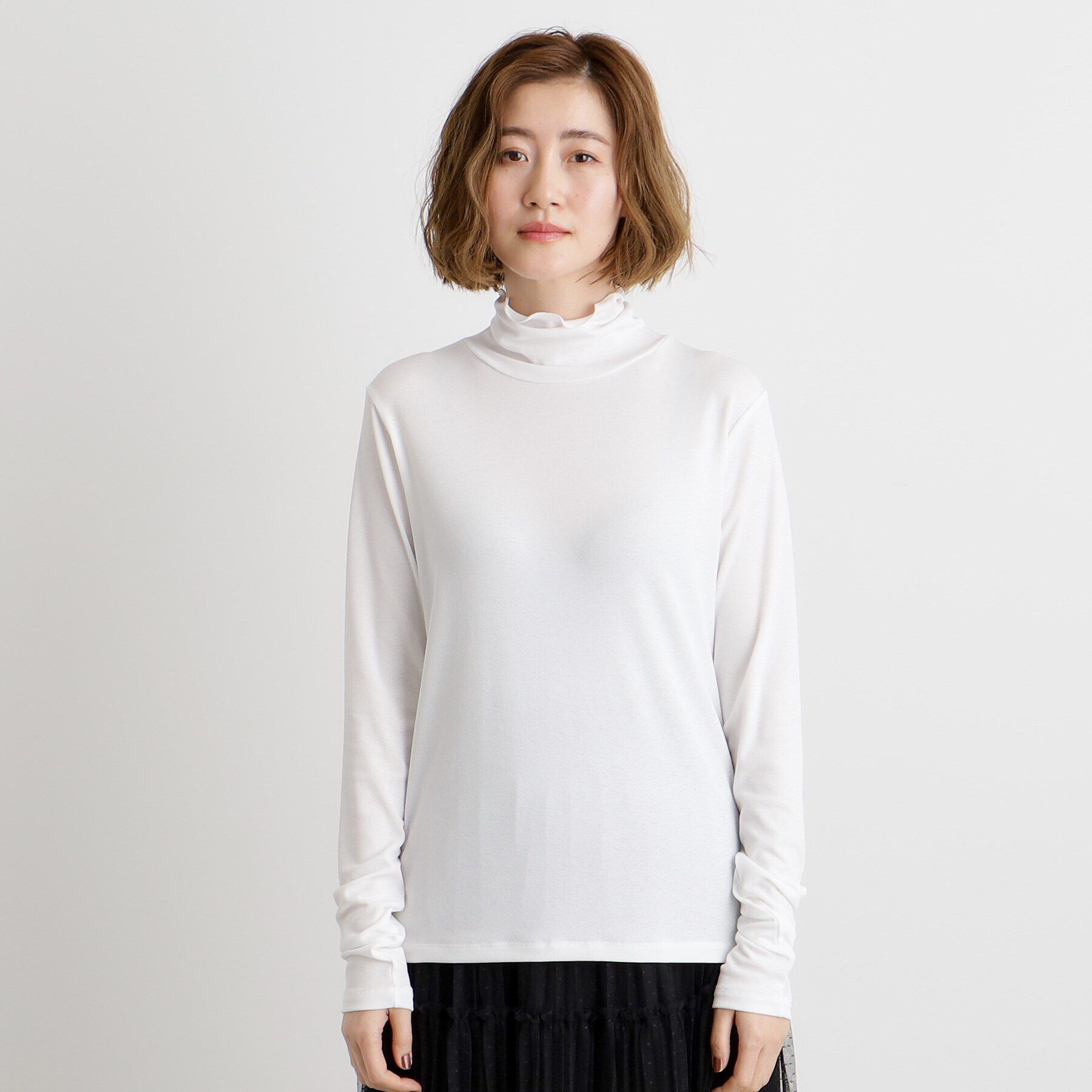 grove「レイヤードシアータートルプルオーバー」|Tシャツ・カットソー|