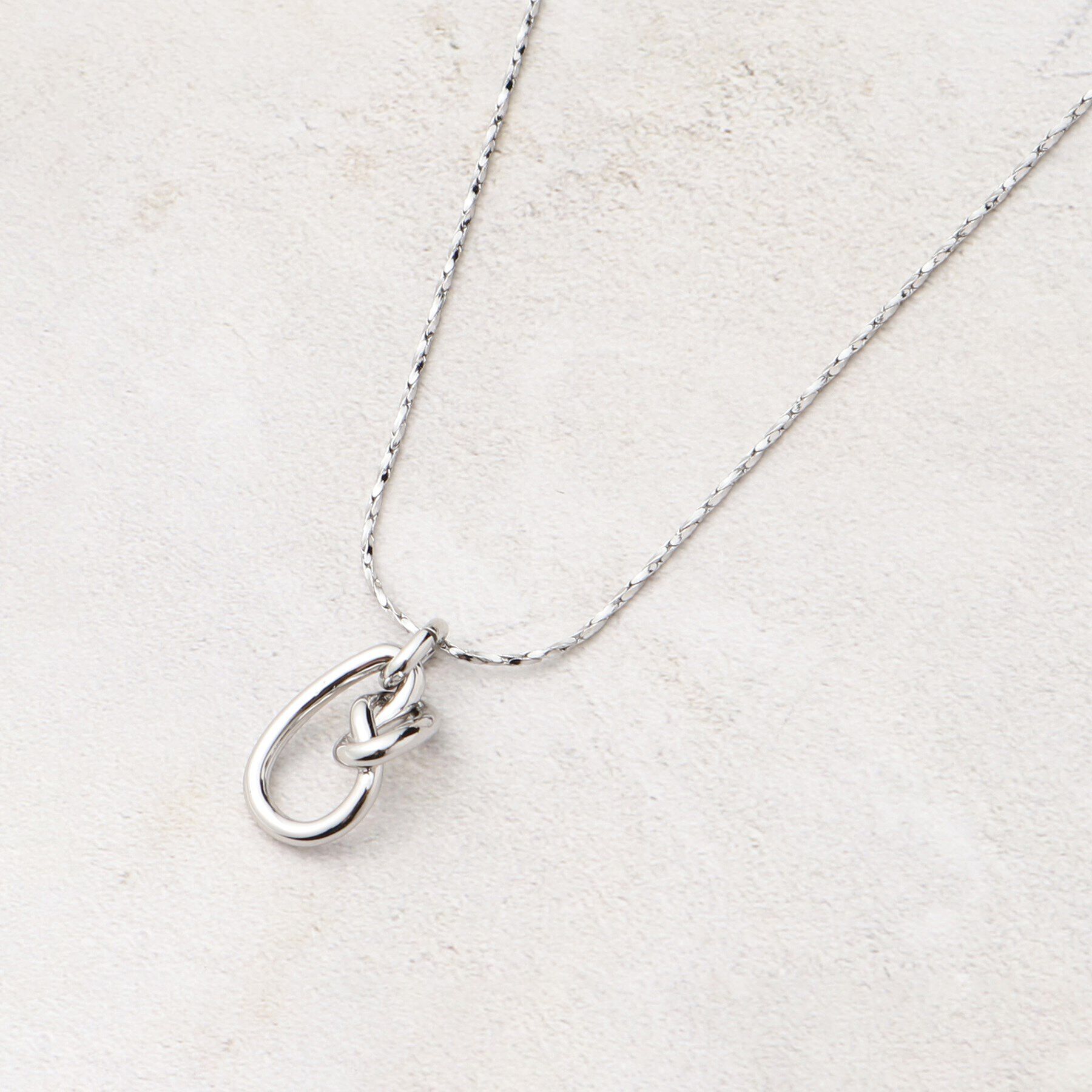 grove「メタルオーバルスライドネックレス【3WAY】」|ネックレス|シルバー(006)