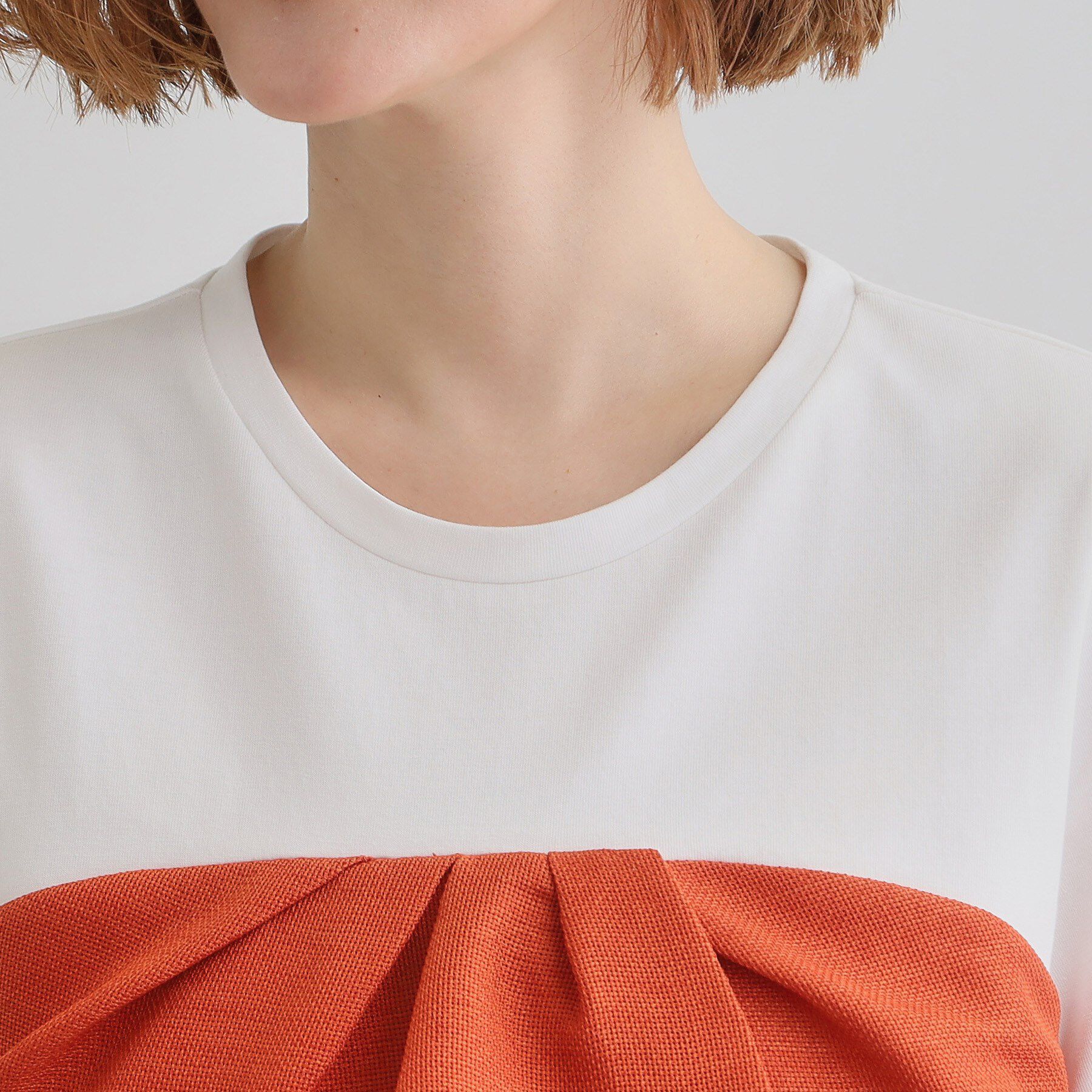 grove「【大人のリゾートスタイル/SETUP】麻調ビスチェドッキングT」|Tシャツ・カットソー|