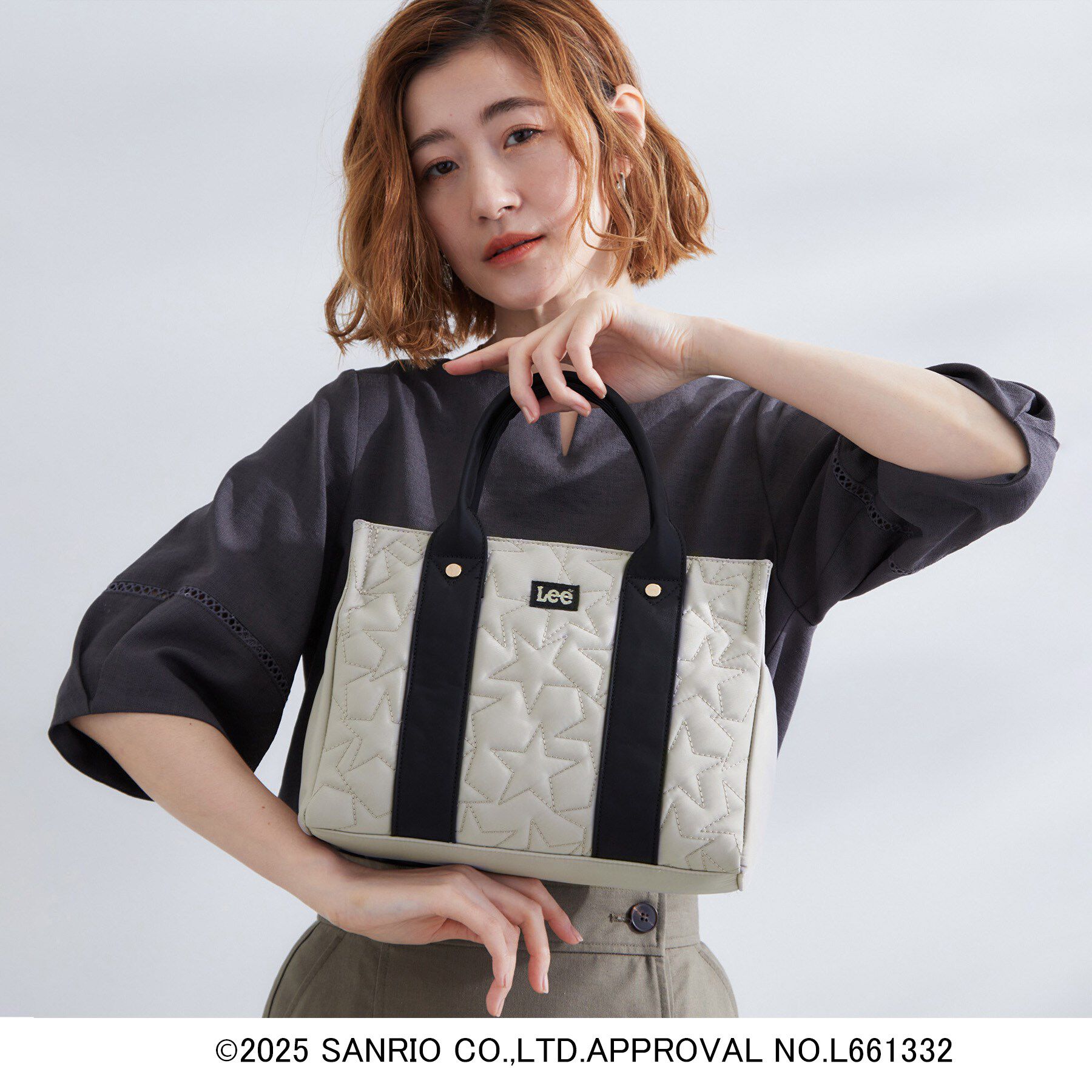 grove「【Lee&times;Kiki＆Lalaコラボ】星キルトトート」|トートバッグ|