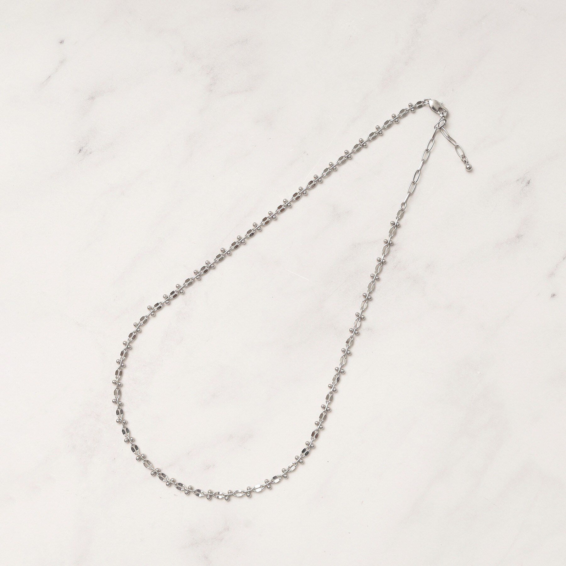 grove「デザインチェーンショートネックレス」|ネックレス|シルバー(006)