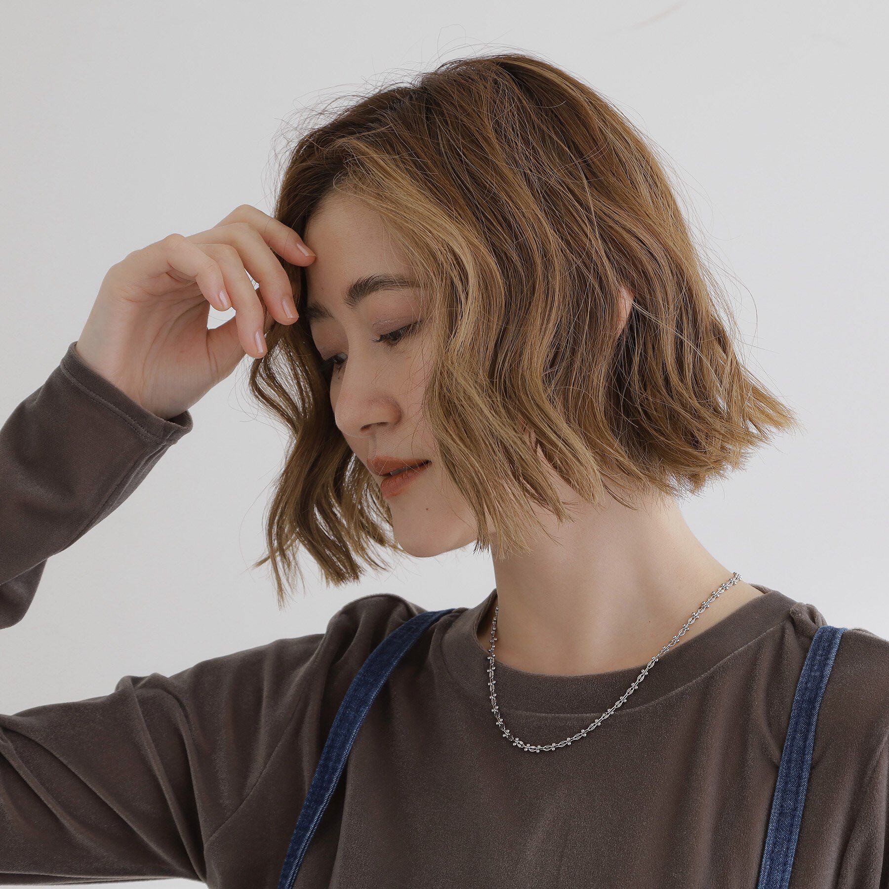 grove「デザインチェーンショートネックレス」|ネックレス|