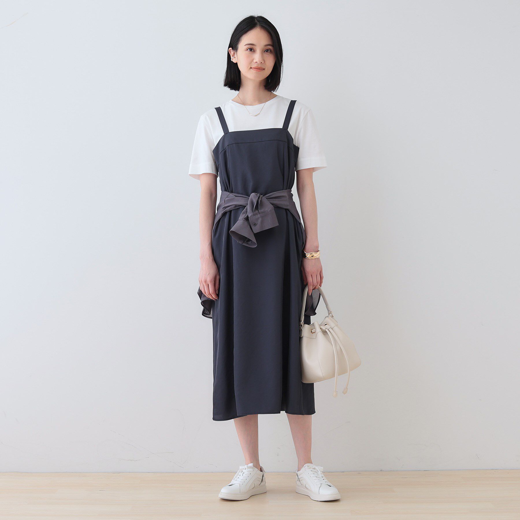 INDIVI「【洗える／UVケア】スリップワンピース」|ワンピース|