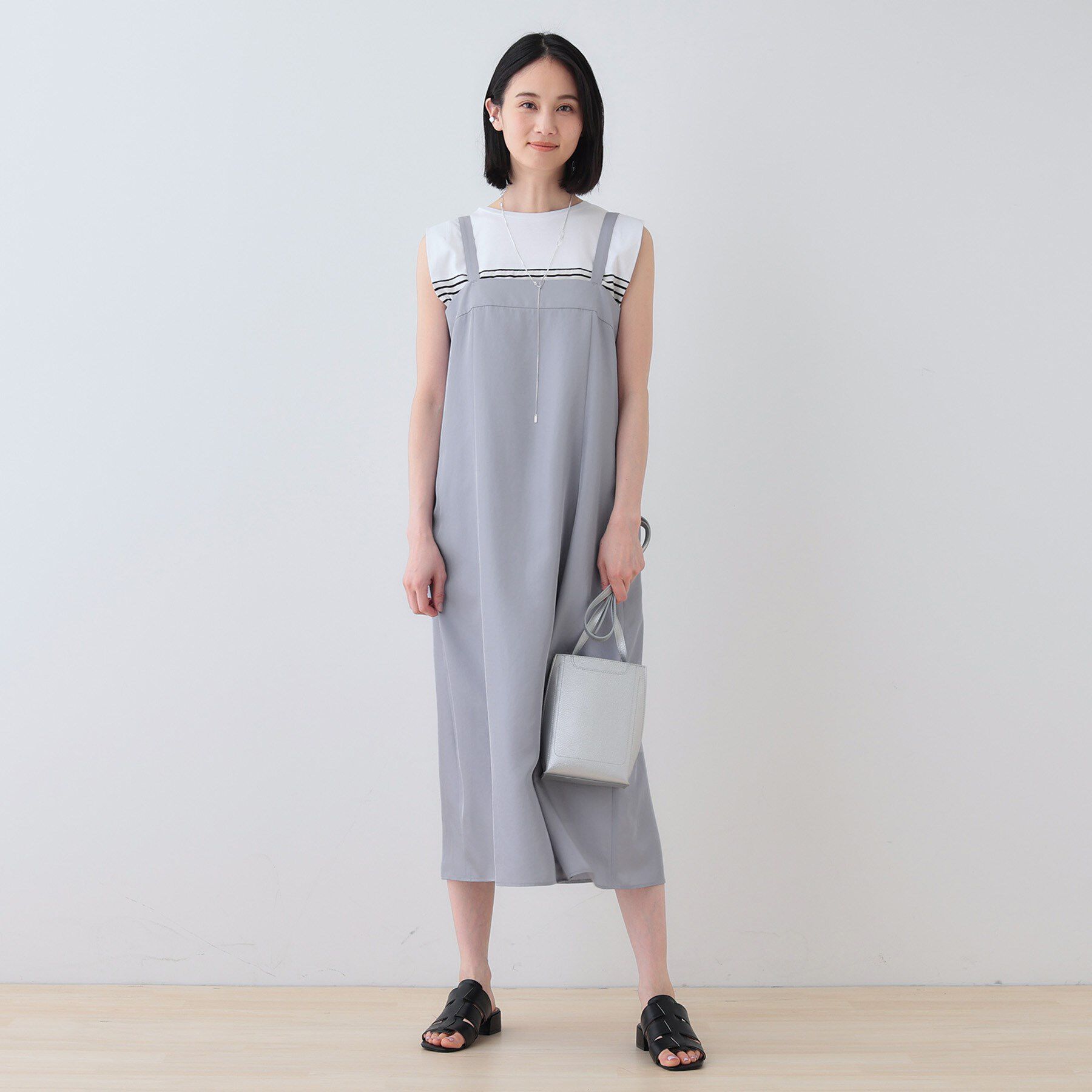 INDIVI「【洗える／UVケア】スリップワンピース」|ワンピース|