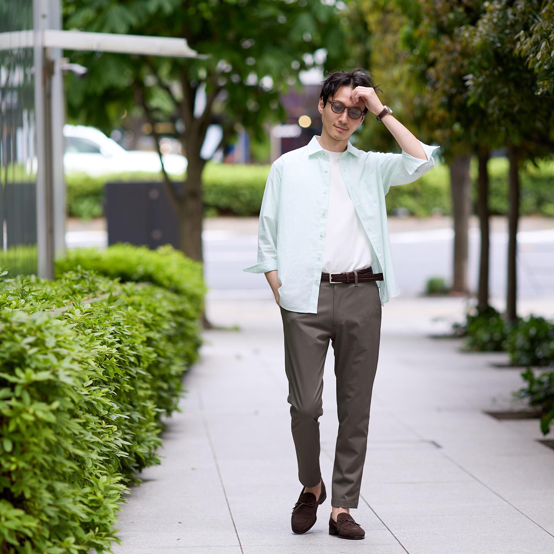 TAKEO KIKUCHI「【LIMITED】ワンダーシェイプ 360&deg;ストレッチ テーパードスキニーパンツ」|その他|