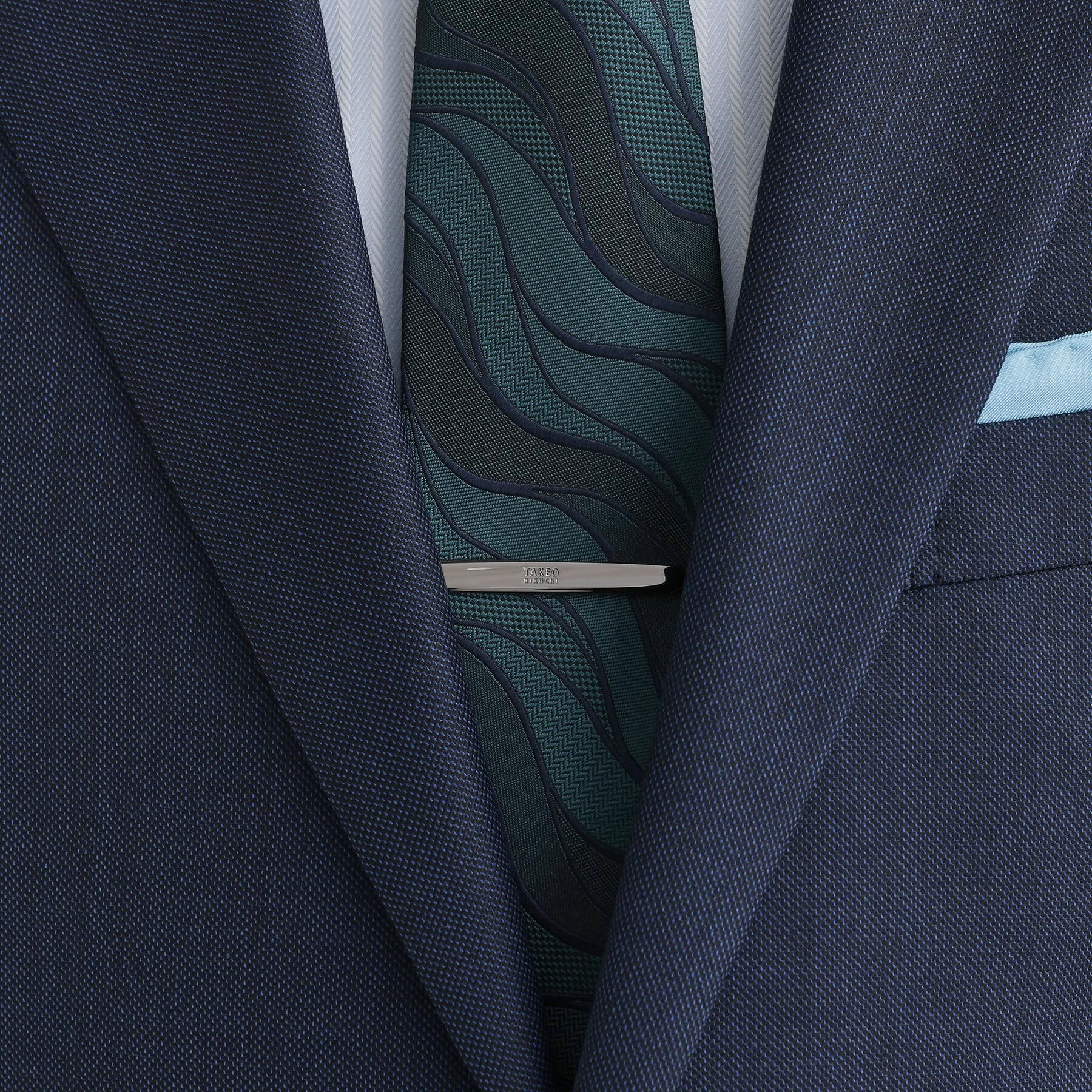 TAKEO KIKUCHI「テーパードタイバー ー 日本製の洗練された真鍮タイバー」|ネクタイピン・カフスボタン|