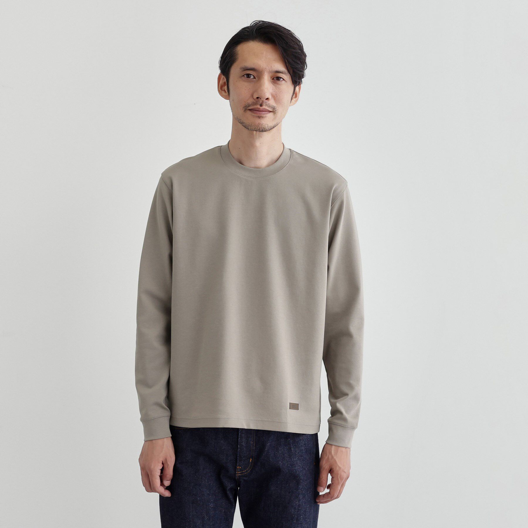 TAKEO KIKUCHI「【Ｓサイズ～】ストレッチ テーラードＴシャツ」|Tシャツ・カットソー|モカブラウン(042