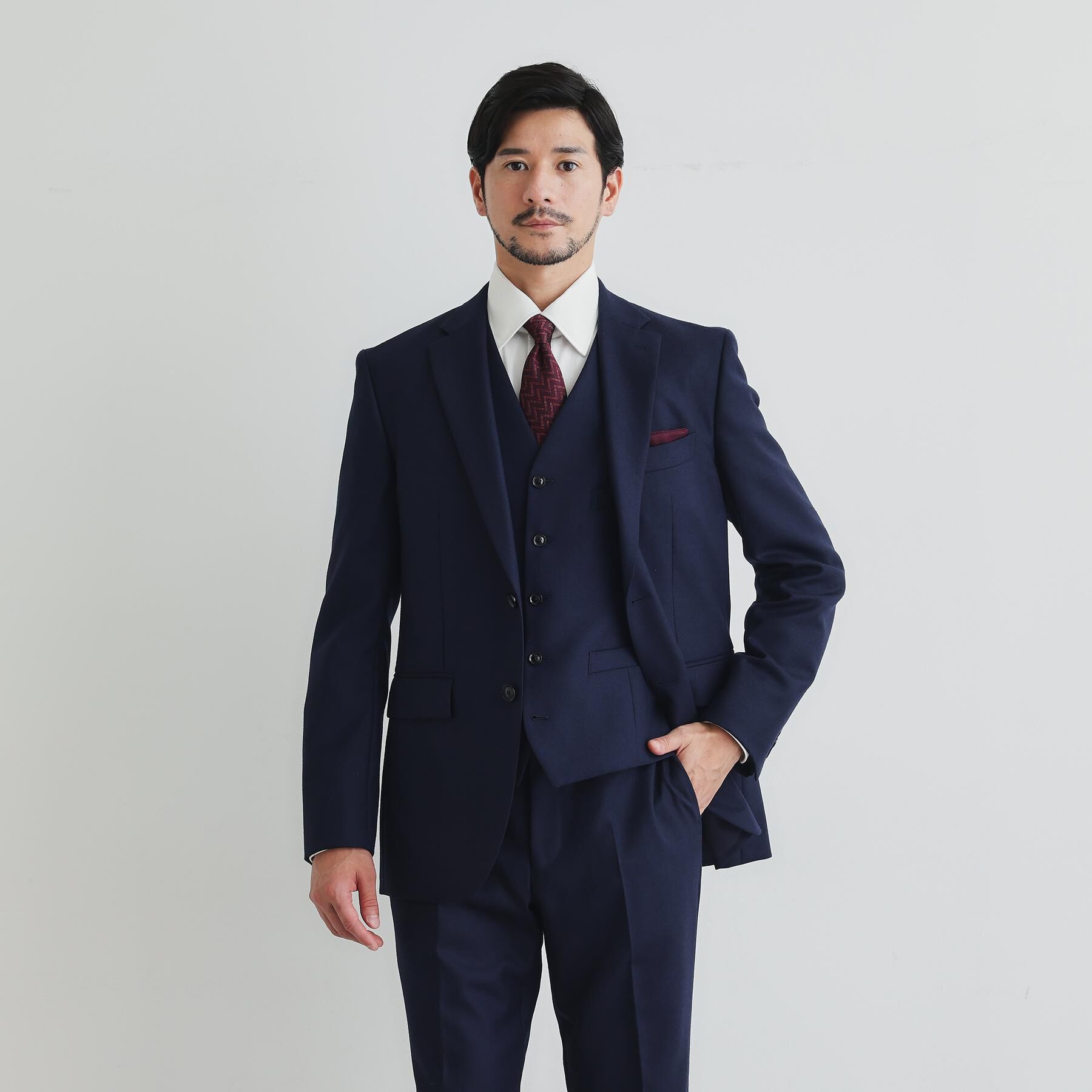 TAKEO KIKUCHI「鱗紋 スーツ」|スーツ|