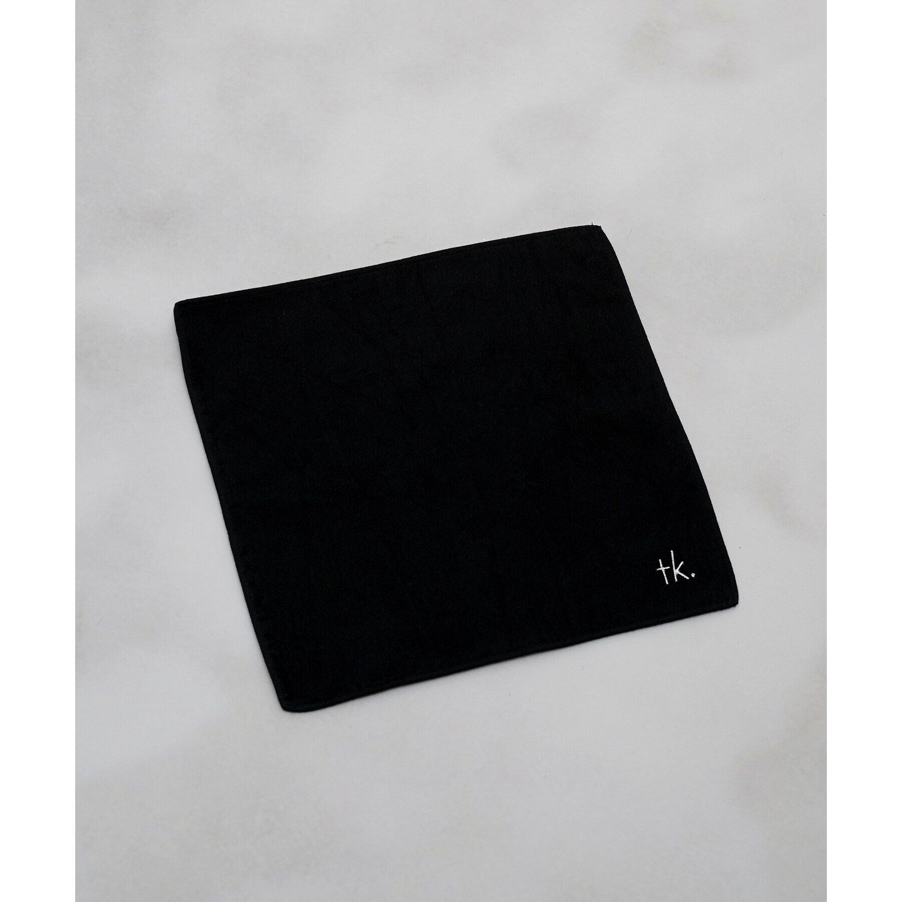 tk.TAKEO KIKUCHI「タオルハンカチ」|ハンカチ|ブラック(019)