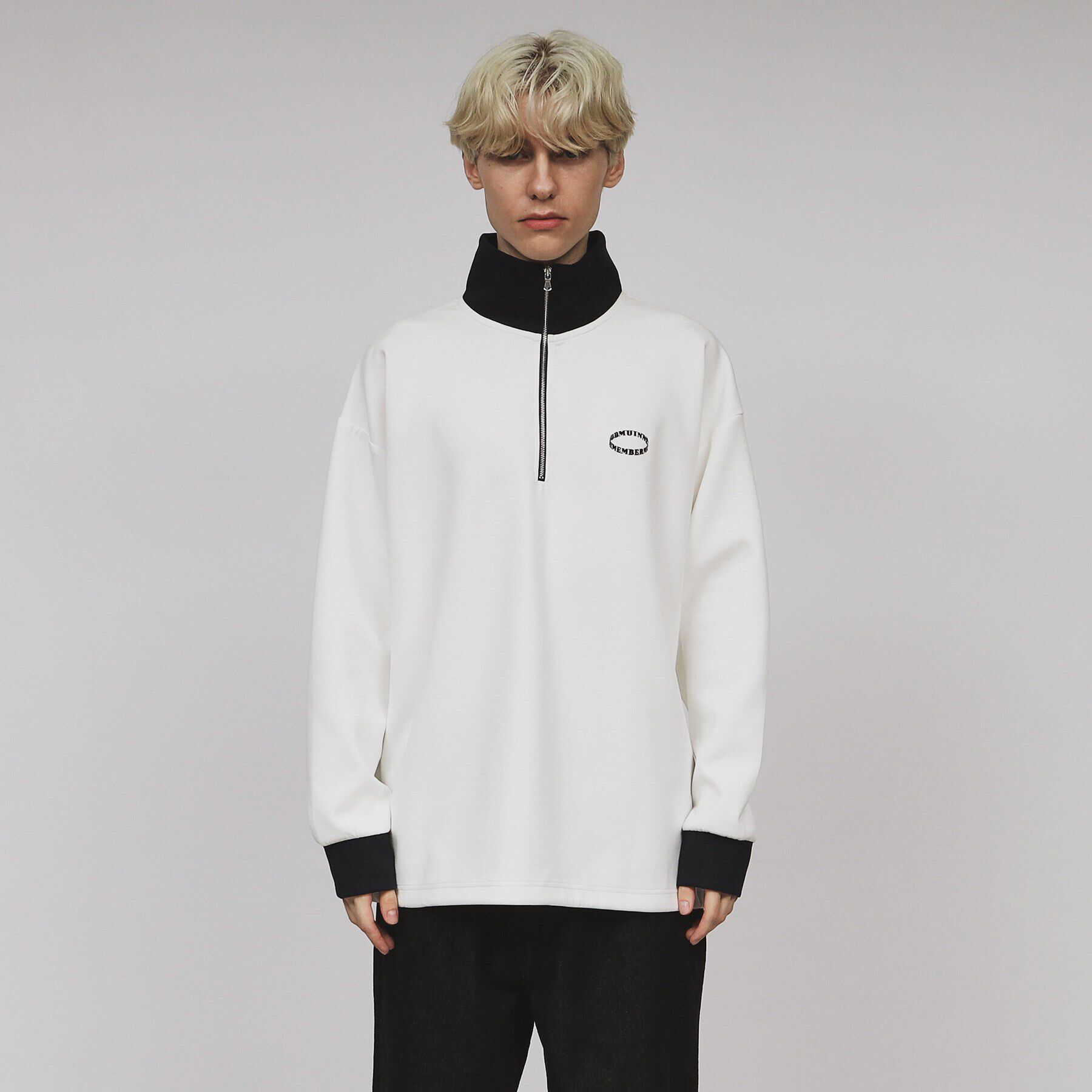 tk.TAKEO KIKUCHI「配色ハーフジップカットソー」|Tシャツ・カットソー|