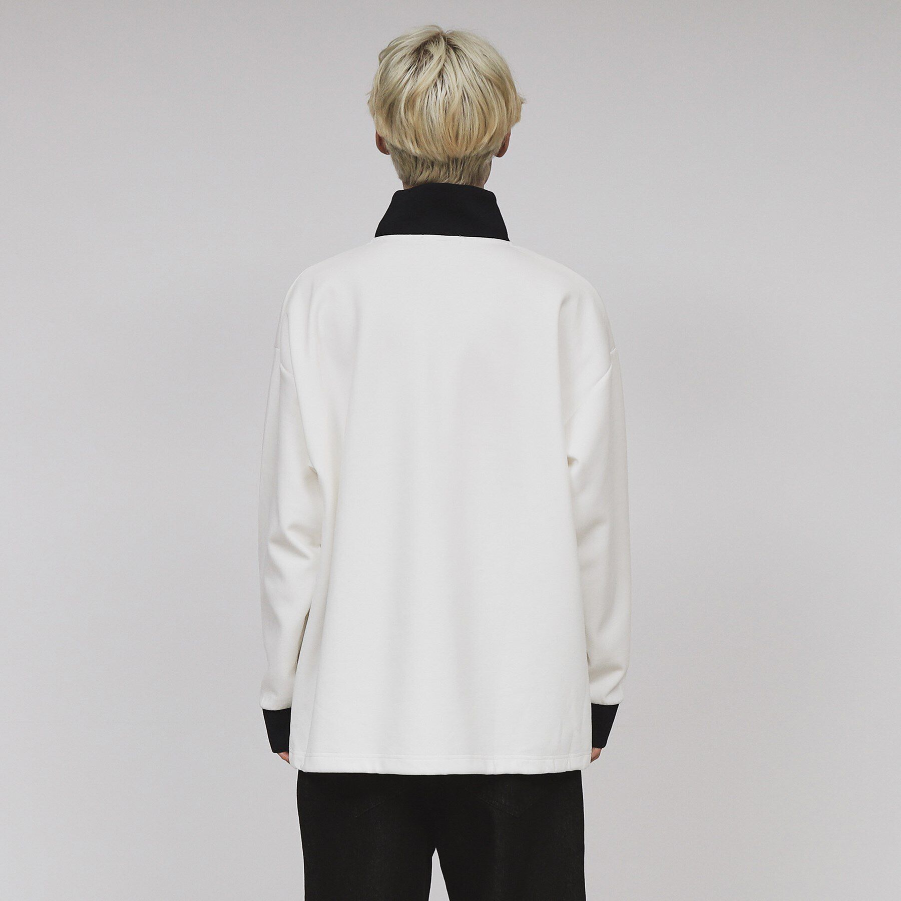 tk.TAKEO KIKUCHI「配色ハーフジップカットソー」|Tシャツ・カットソー|