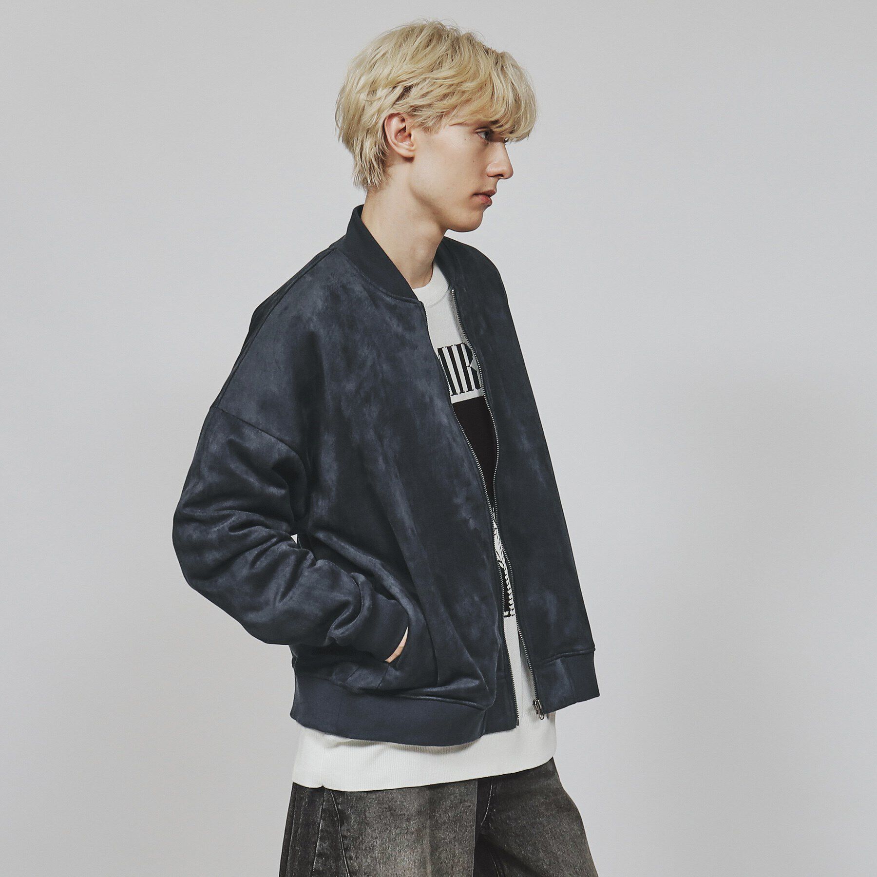 tk.TAKEO KIKUCHI「ダンボールスエードMA－1」|ブルゾン・スタジャン|