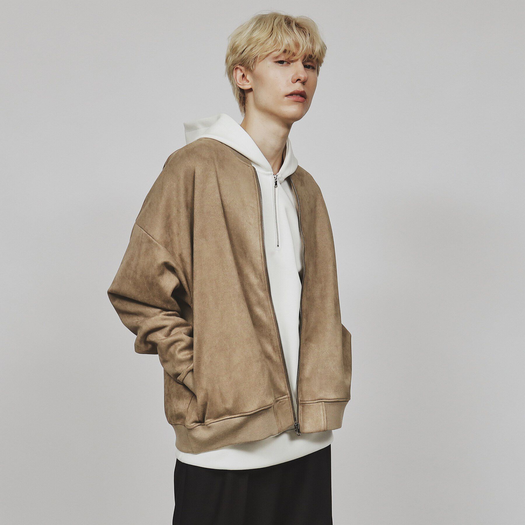 tk.TAKEO KIKUCHI「ダンボールスエードMA－1」|ブルゾン・スタジャン|