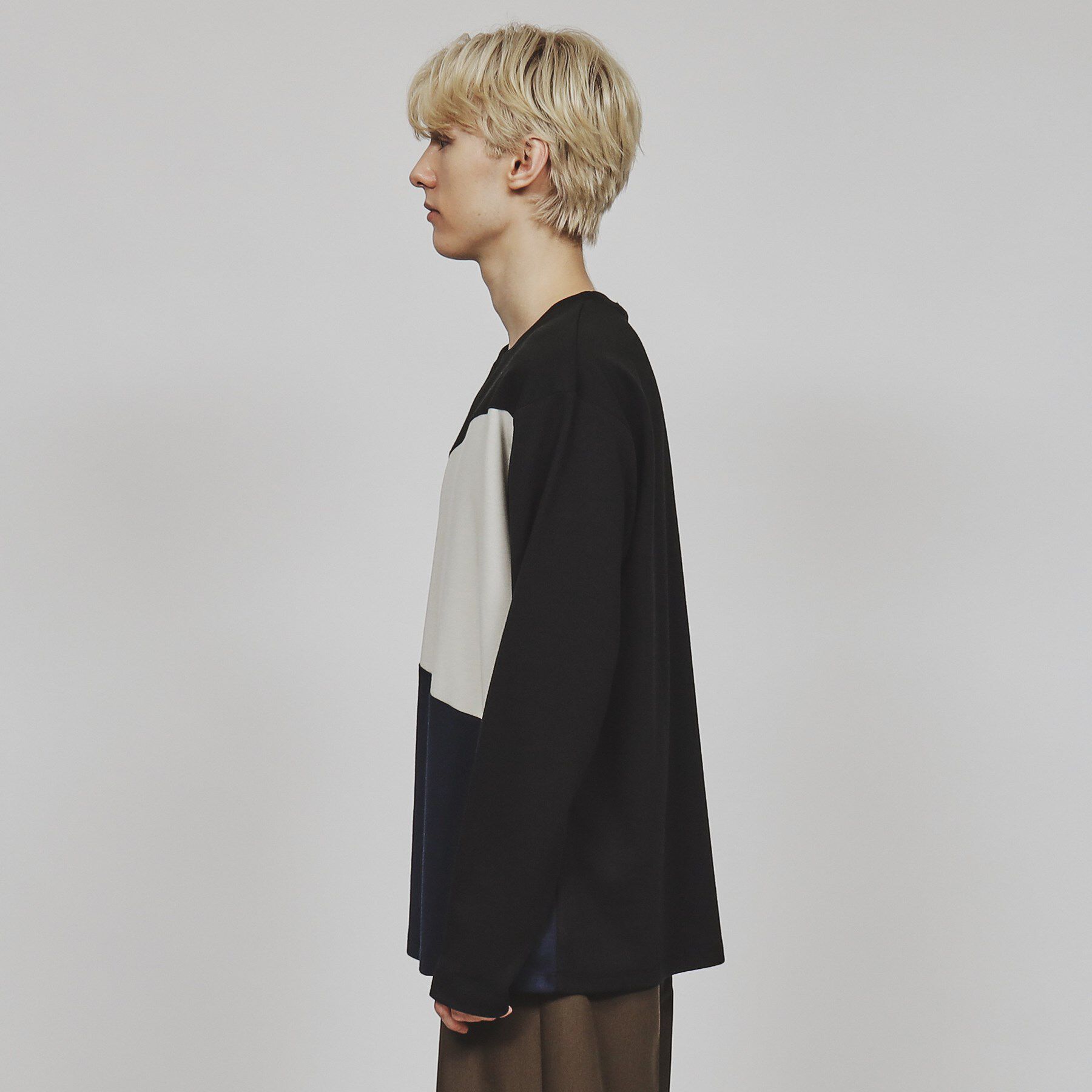 tk.TAKEO KIKUCHI「ナナメ切替プルオーバー」|Tシャツ・カットソー|