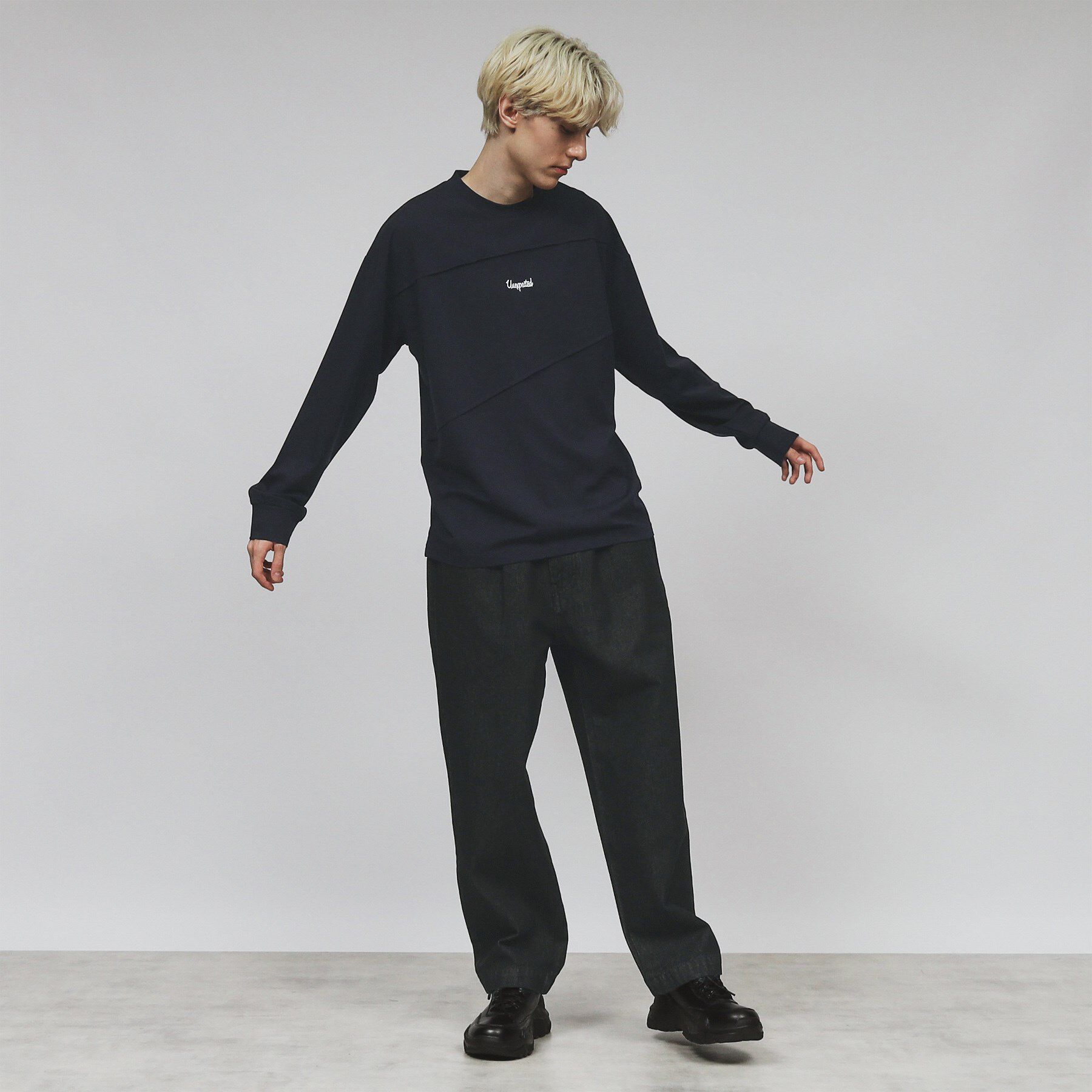 tk.TAKEO KIKUCHI「刺繍ロゴキリカエプルオーバー」|Tシャツ・カットソー|