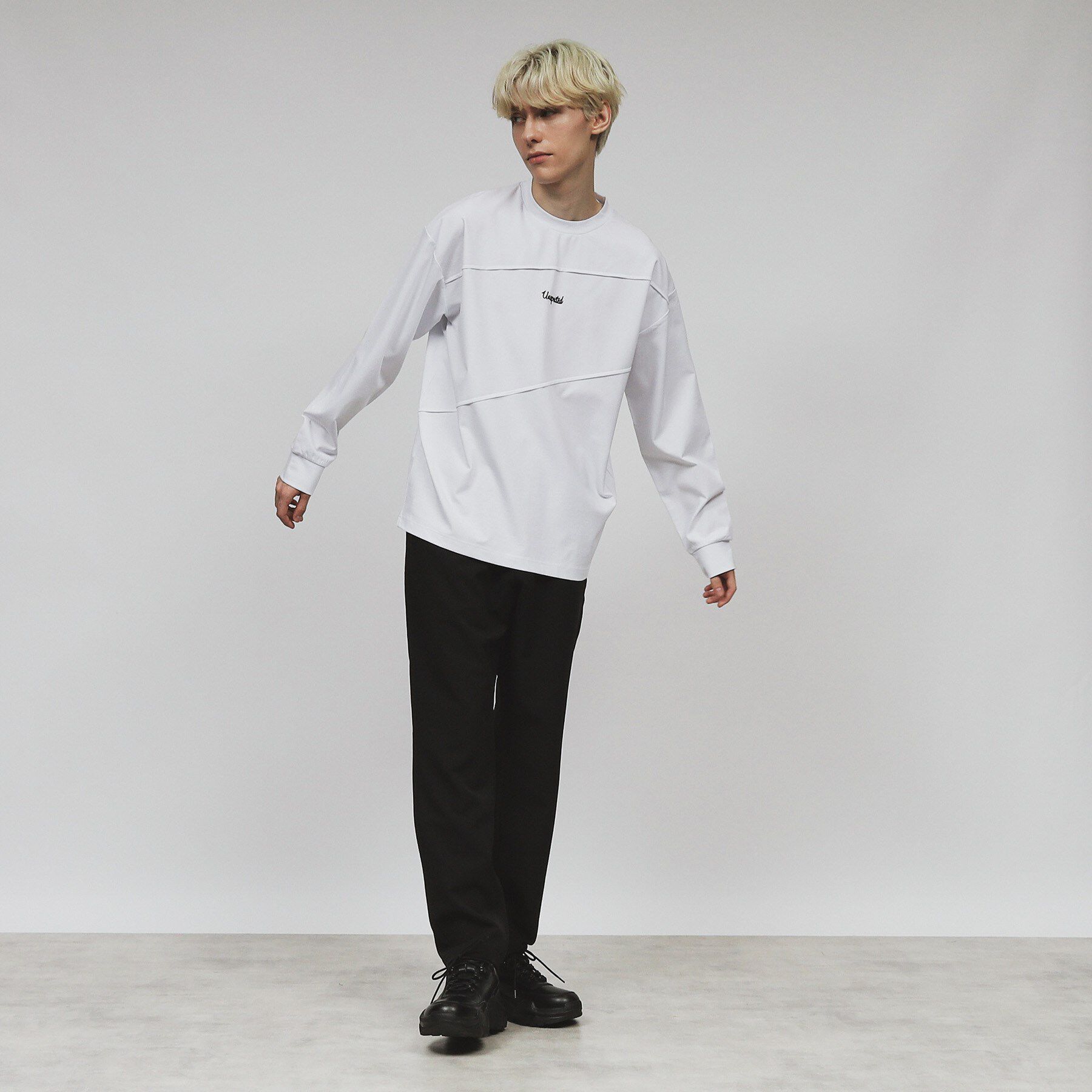 tk.TAKEO KIKUCHI「刺繍ロゴキリカエプルオーバー」|Tシャツ・カットソー|