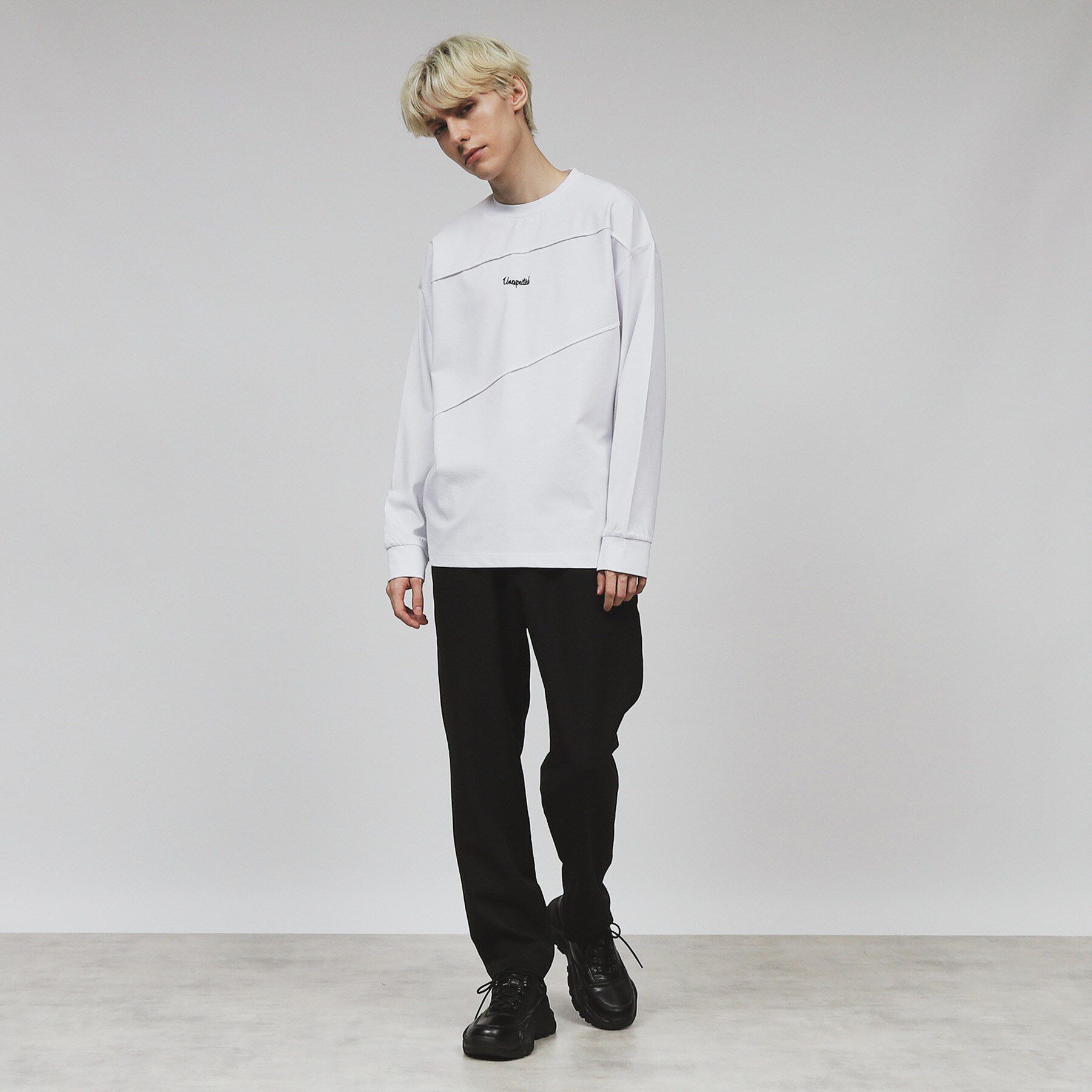 tk.TAKEO KIKUCHI「刺繍ロゴキリカエプルオーバー」|Tシャツ・カットソー|