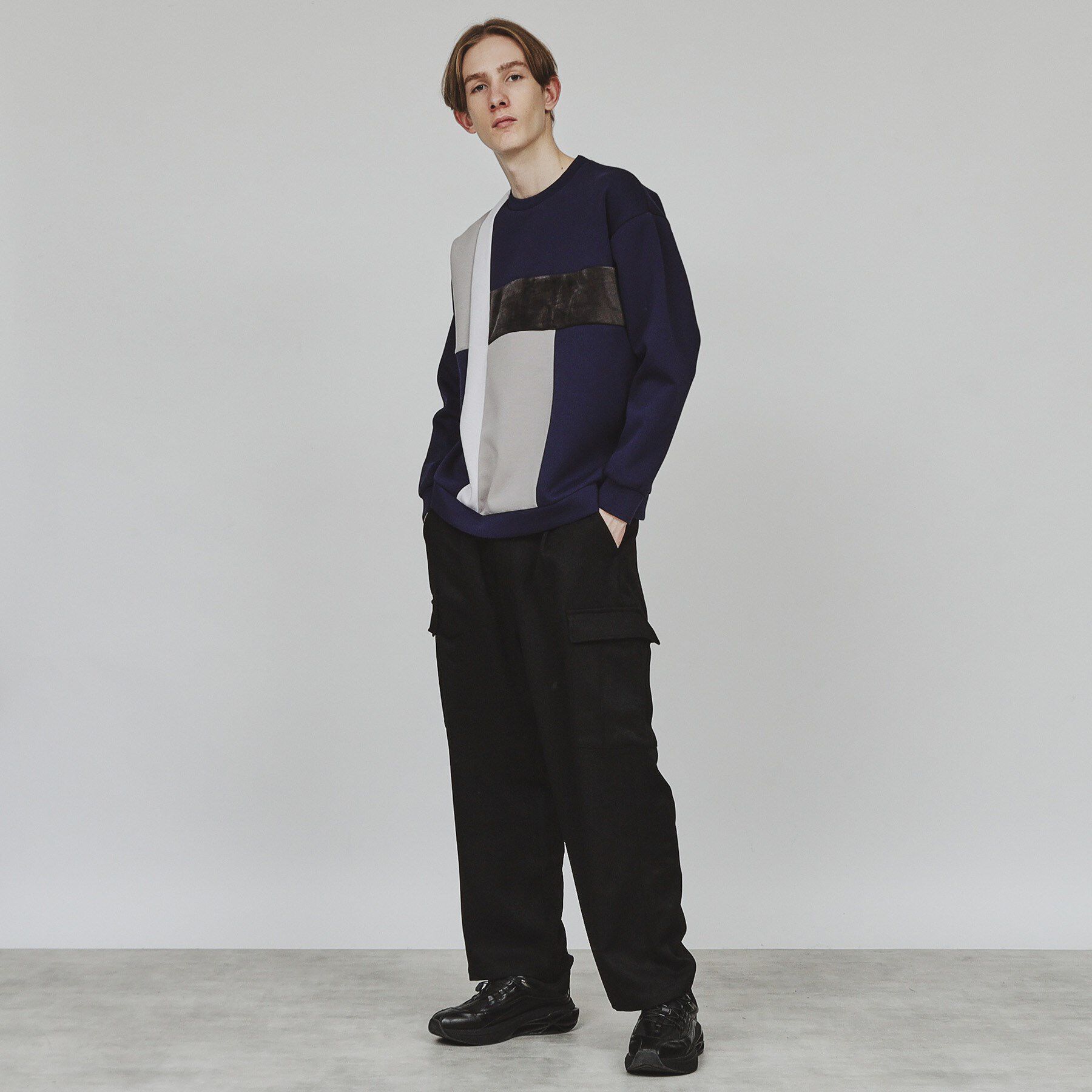 tk.TAKEO KIKUCHI「ファー&times;スウェットプルオーバー」|Tシャツ・カットソー|