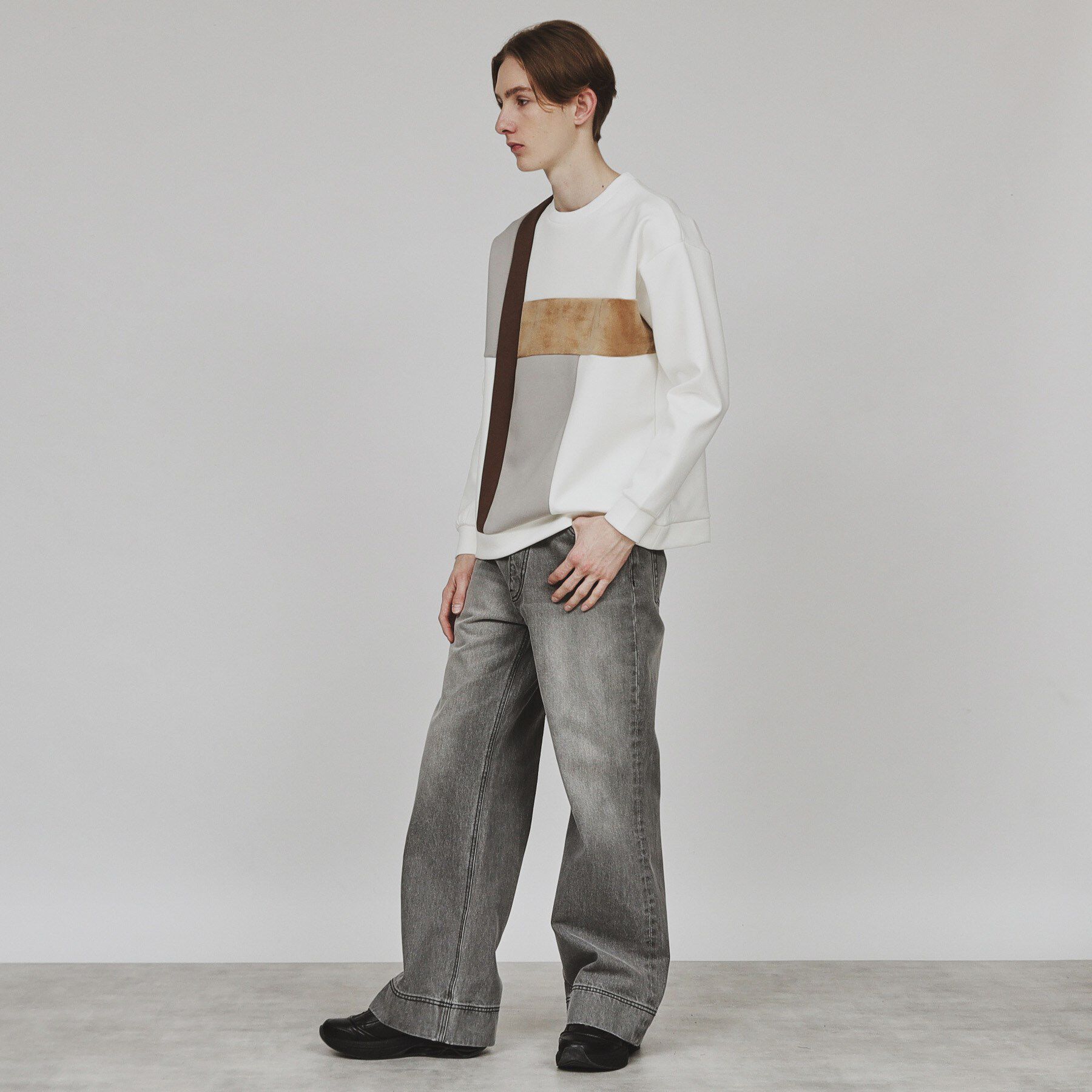 tk.TAKEO KIKUCHI「ファー&times;スウェットプルオーバー」|Tシャツ・カットソー|