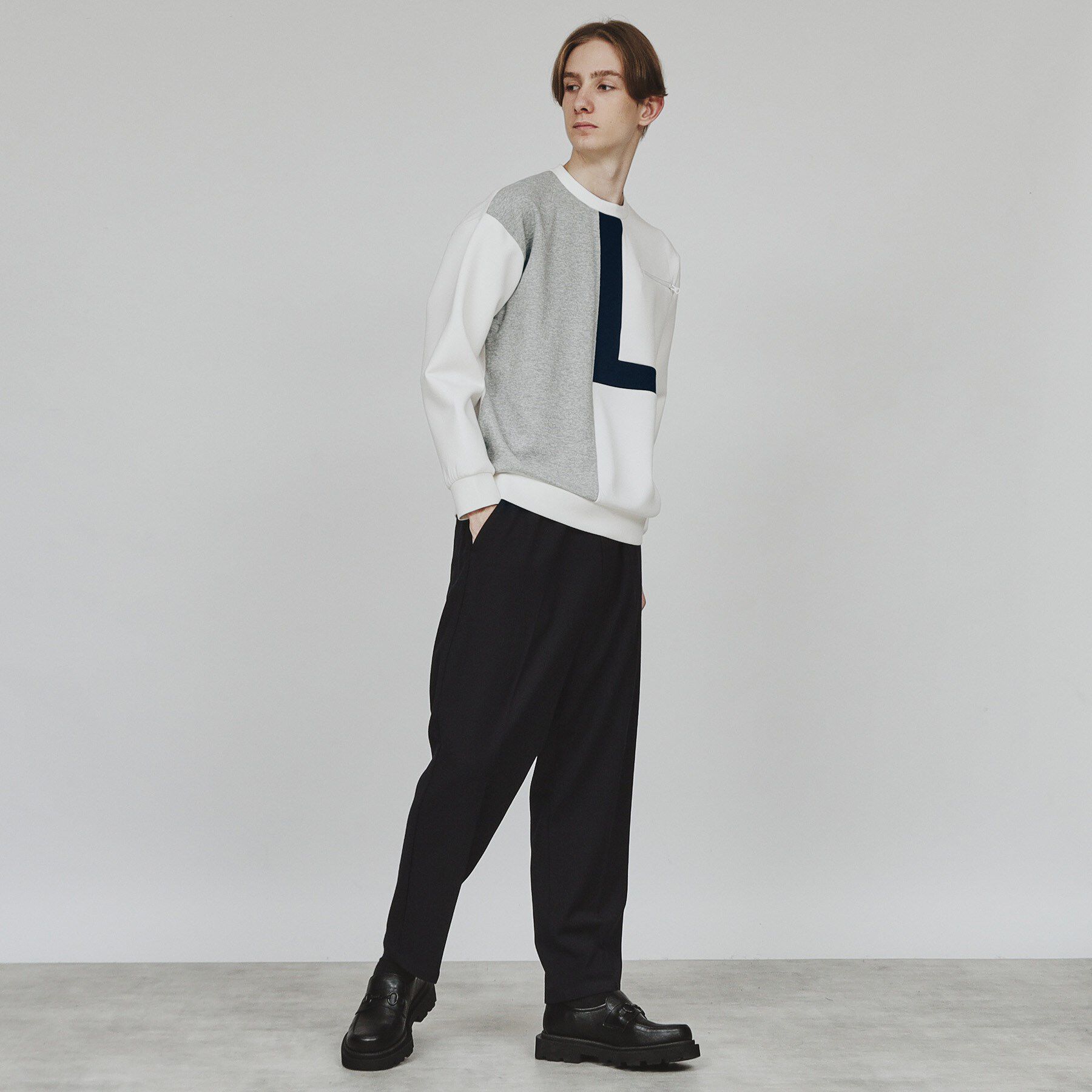 tk.TAKEO KIKUCHI「L字切替カットソー」|Tシャツ・カットソー|