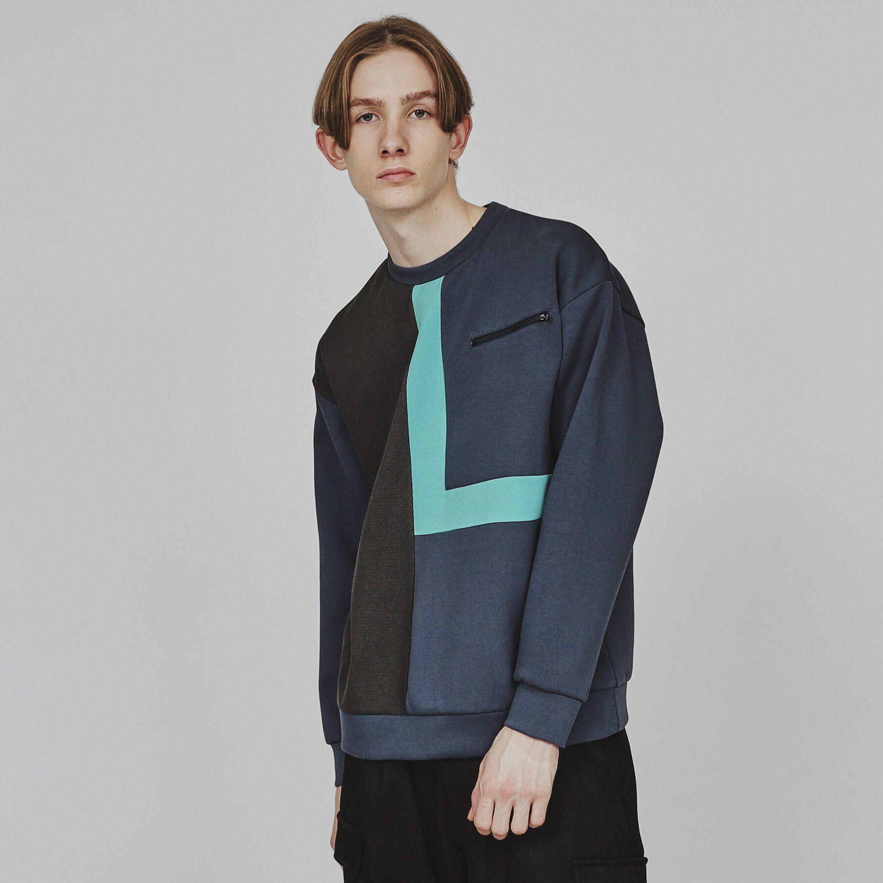 tk.TAKEO KIKUCHI「L字切替カットソー」|Tシャツ・カットソー|