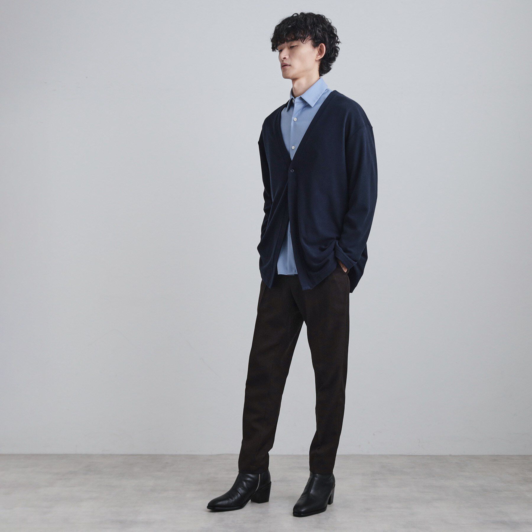 tk.TAKEO KIKUCHI「ウォームトッパーカーディガン」|カーディガン|