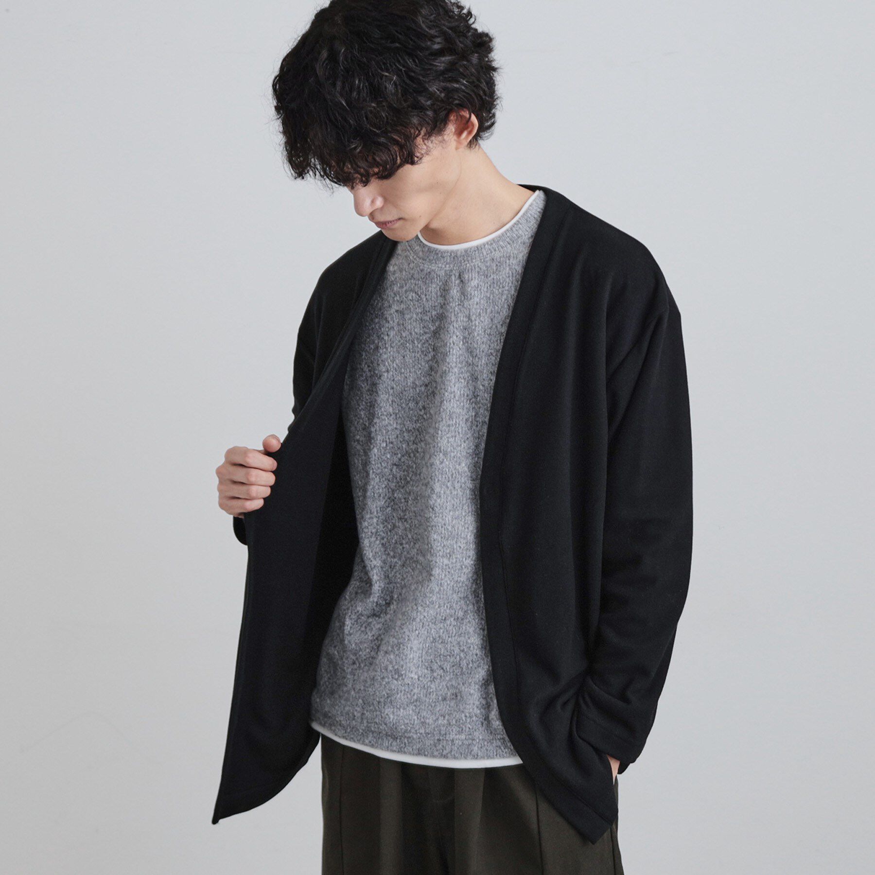 tk.TAKEO KIKUCHI「ウォームトッパーカーディガン」|カーディガン|