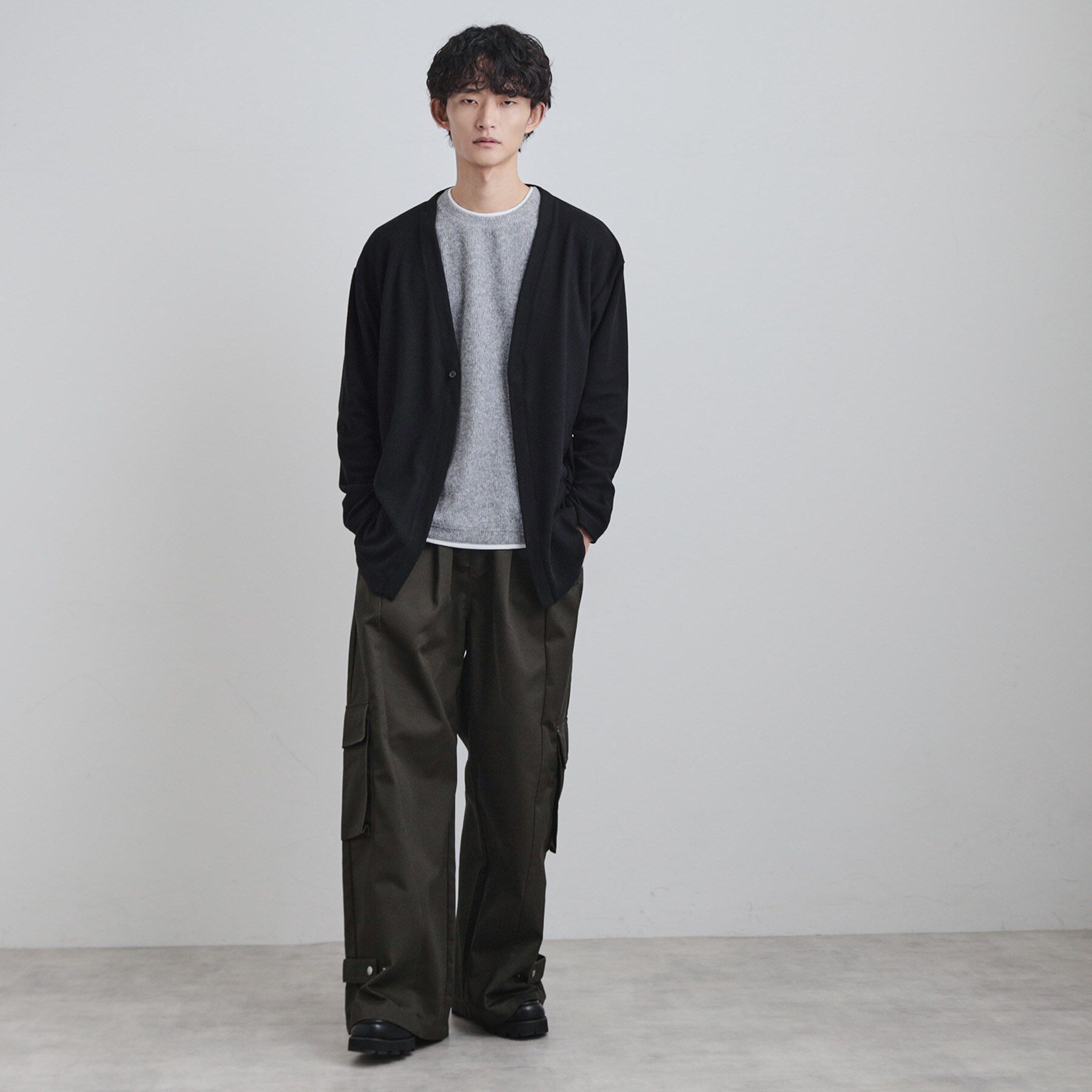 tk.TAKEO KIKUCHI「ウォームトッパーカーディガン」|カーディガン|