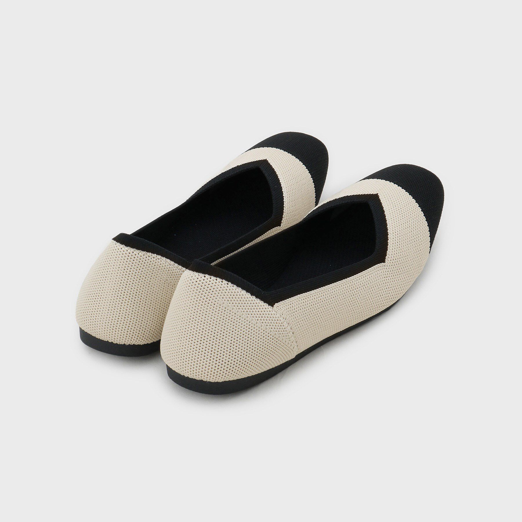 OPAQUE.CLIP「スクエアトゥニットパンプス」|パンプス|